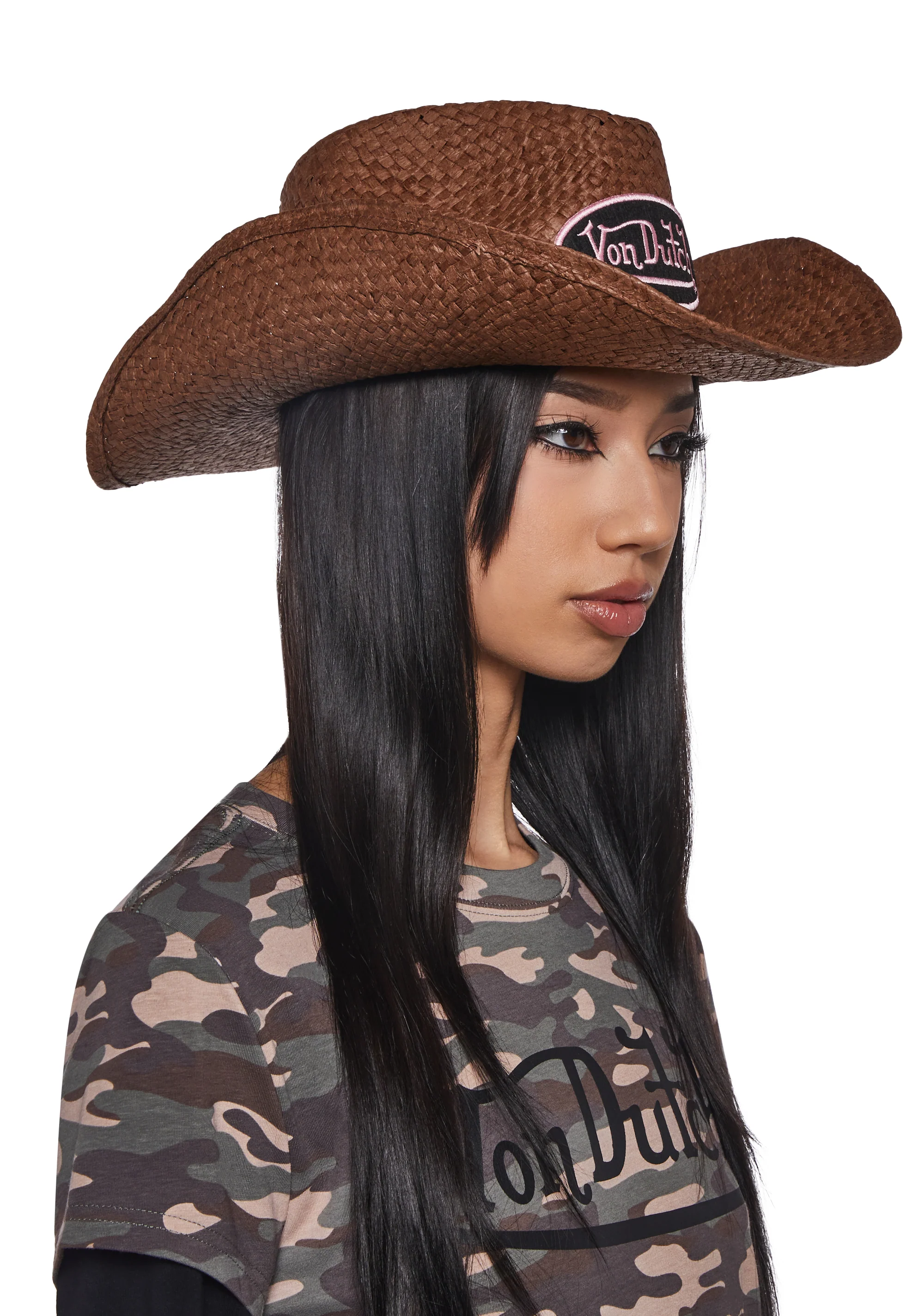 Von Dutch Cowboy Hat - Brown - Image 2