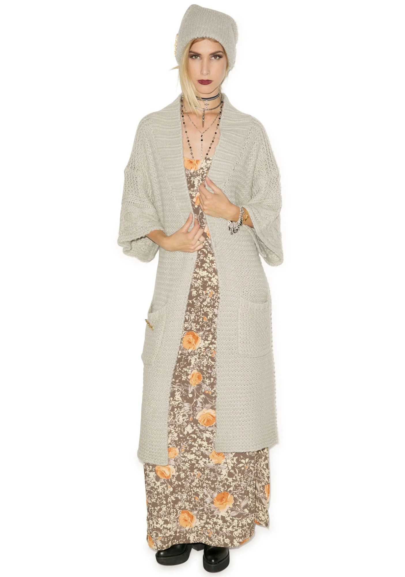 Cozy Cardigan - Dark Blue - Image 7