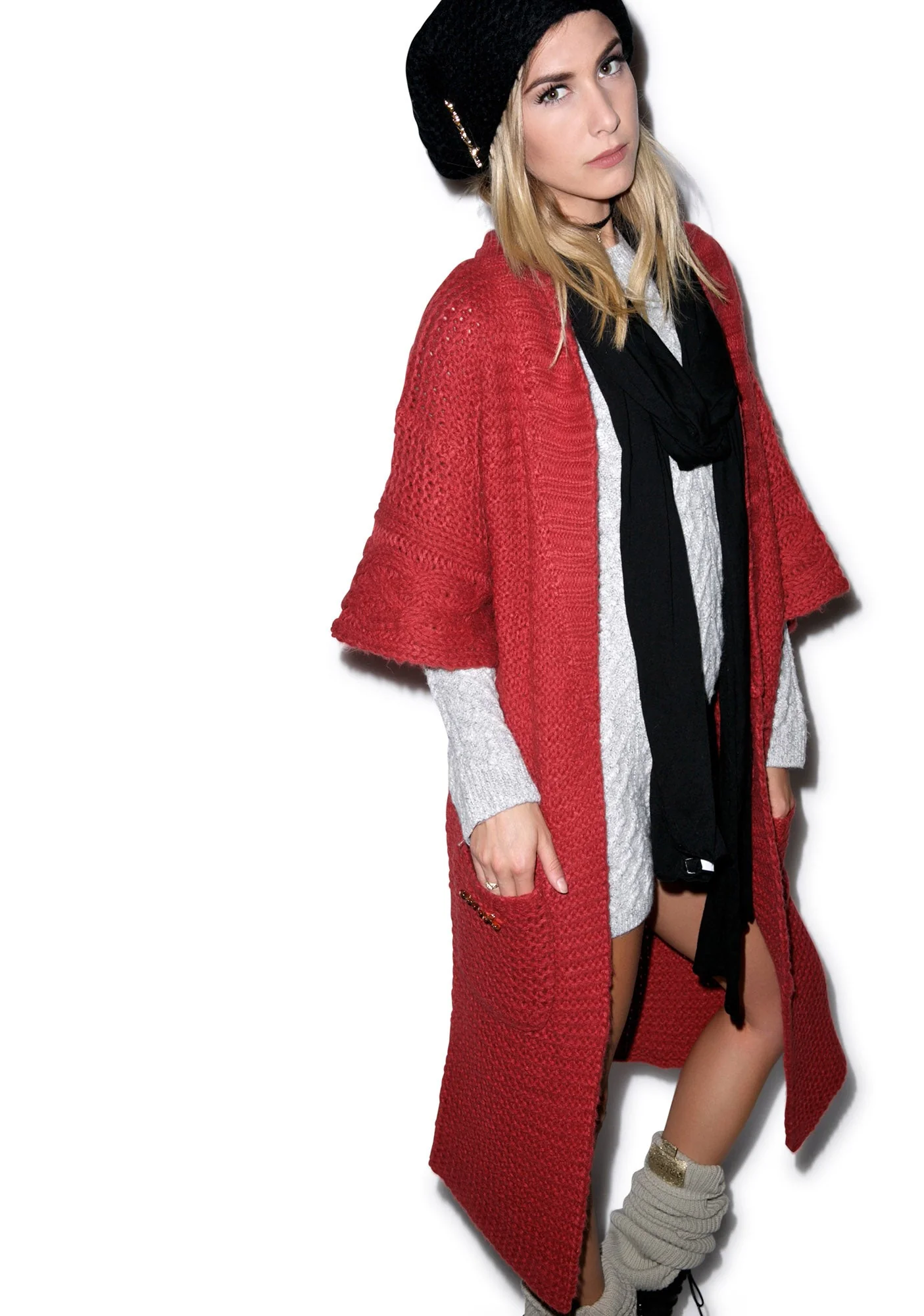 Cozy Cardigan - Light Brown - Image 15
