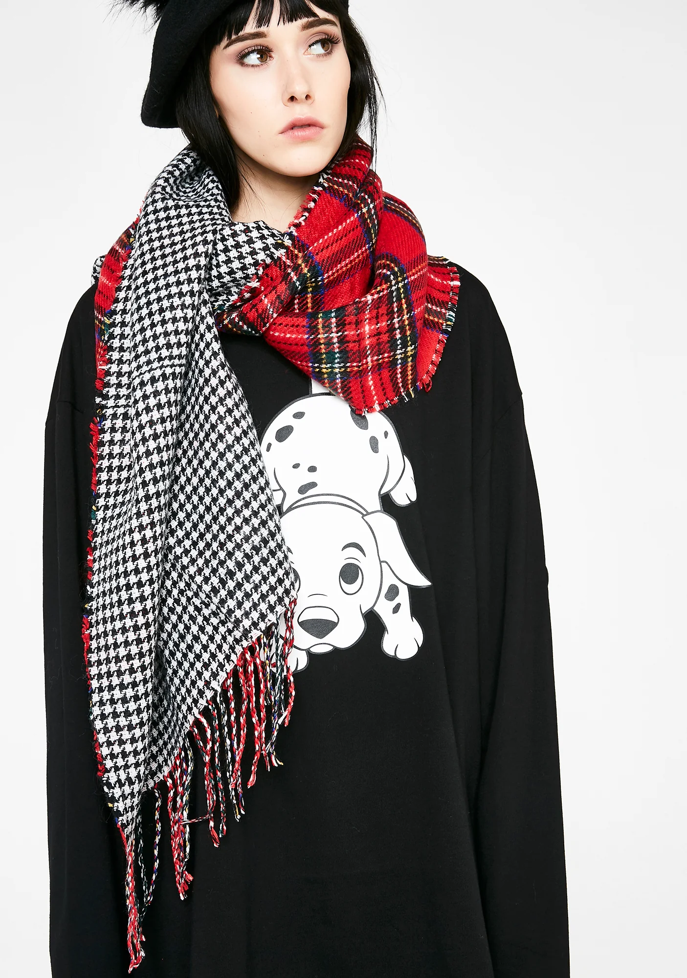 Cozy Up Plaid Scarf - Image 3