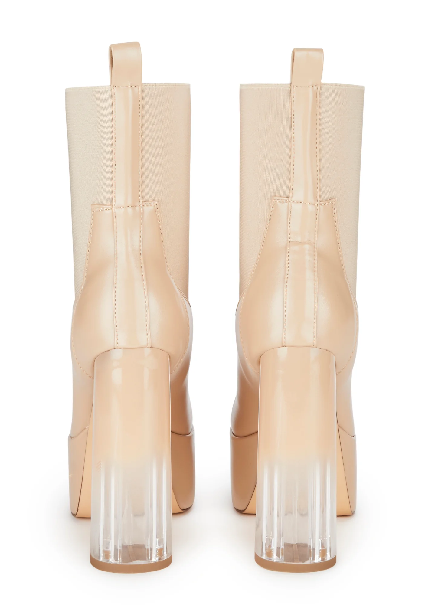 Craig Platform Boots - Light Brown - Image 4