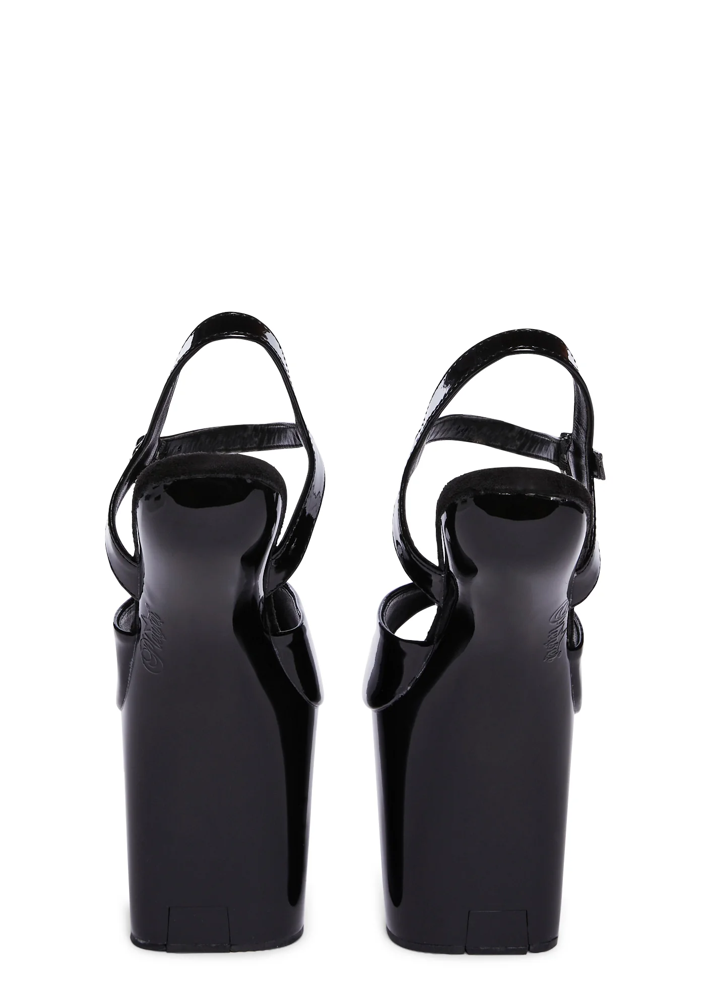 Craze Craze-808 Heelless Sandals - Black - Image 4