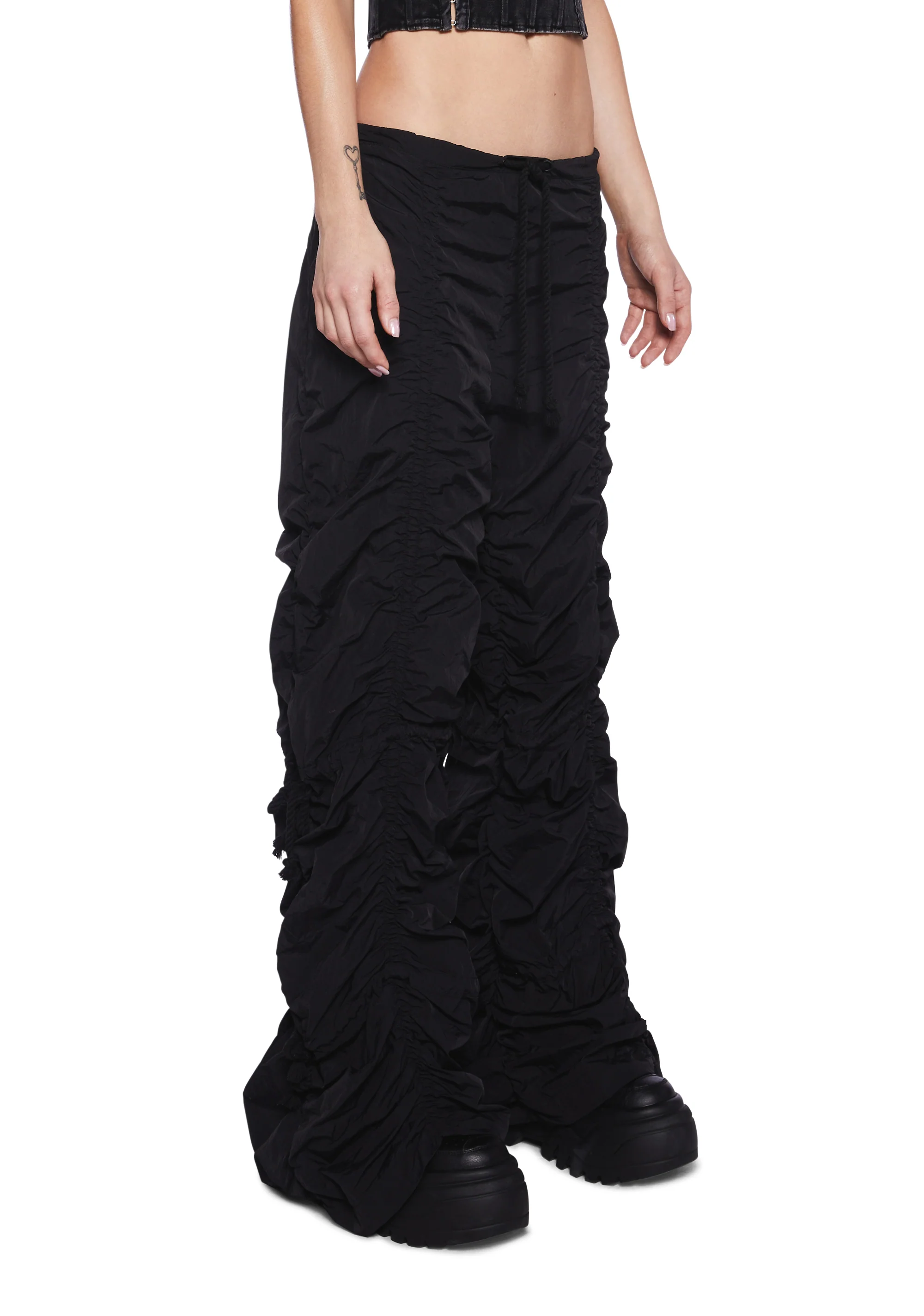 Pitch Gathered Parachute Pants - Image 3