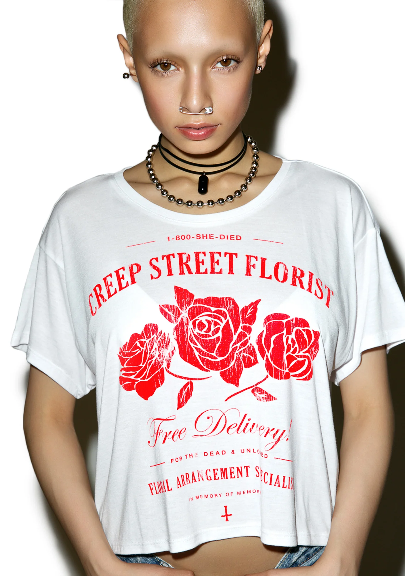 Creepy Florist Boxy Tee - Image 2