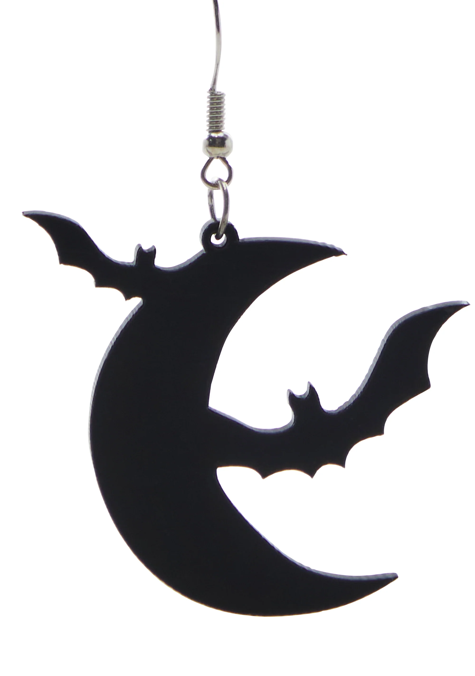 Crescent Flight Drop Earrings - Image 2