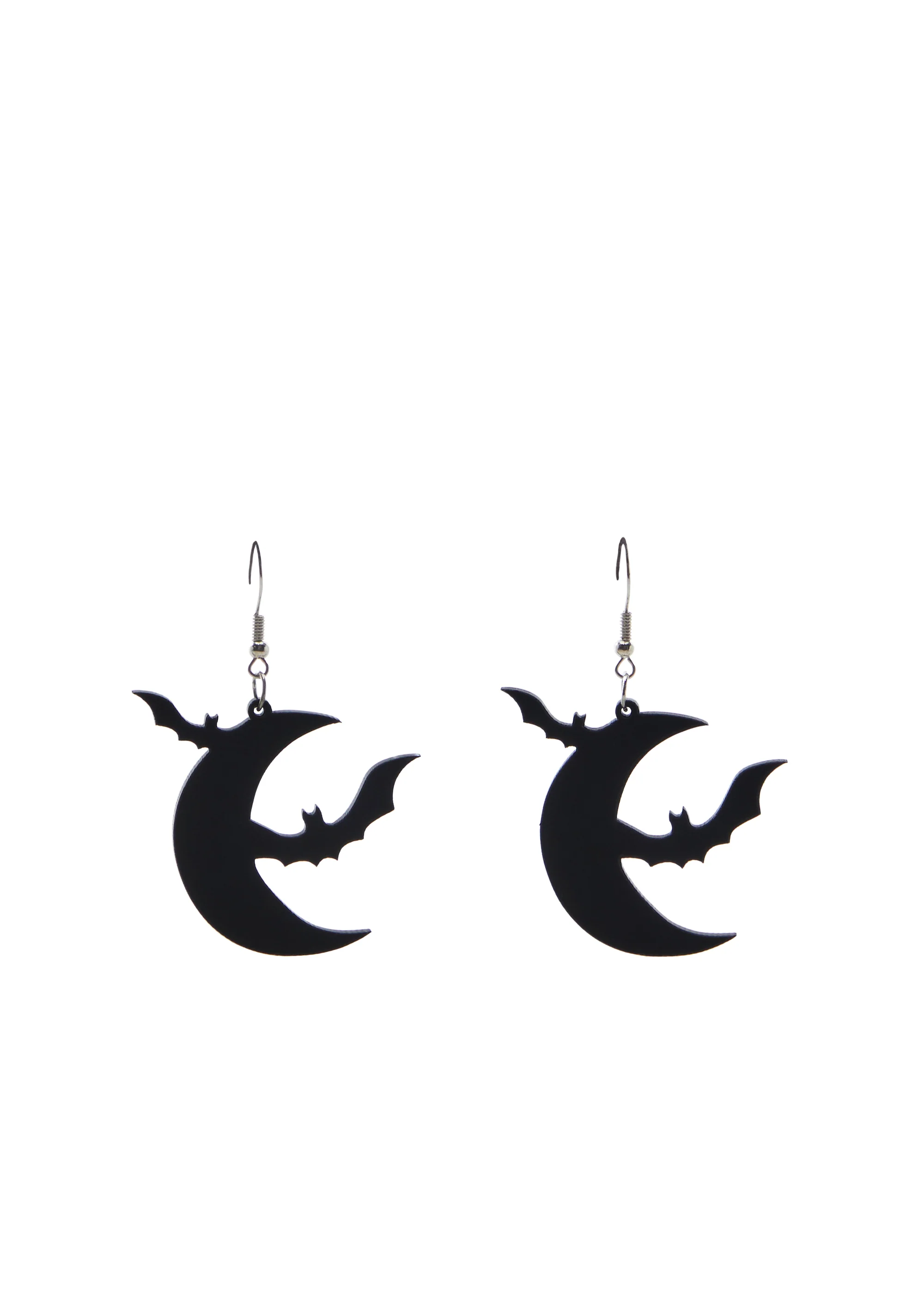 Crescent Flight Drop Earrings - Image 3