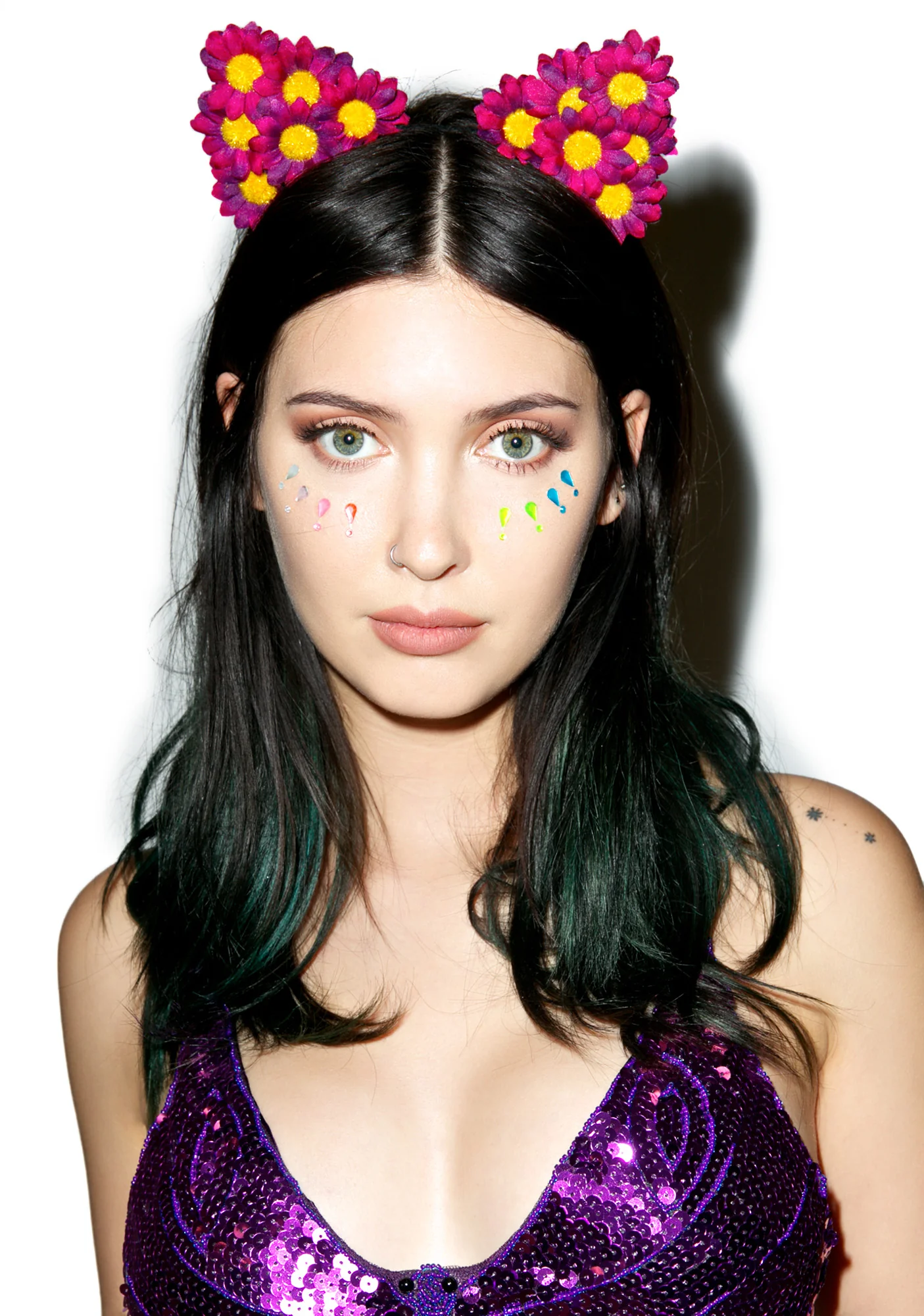 Crimson Carmella Daisy Cat Ears - Image 2