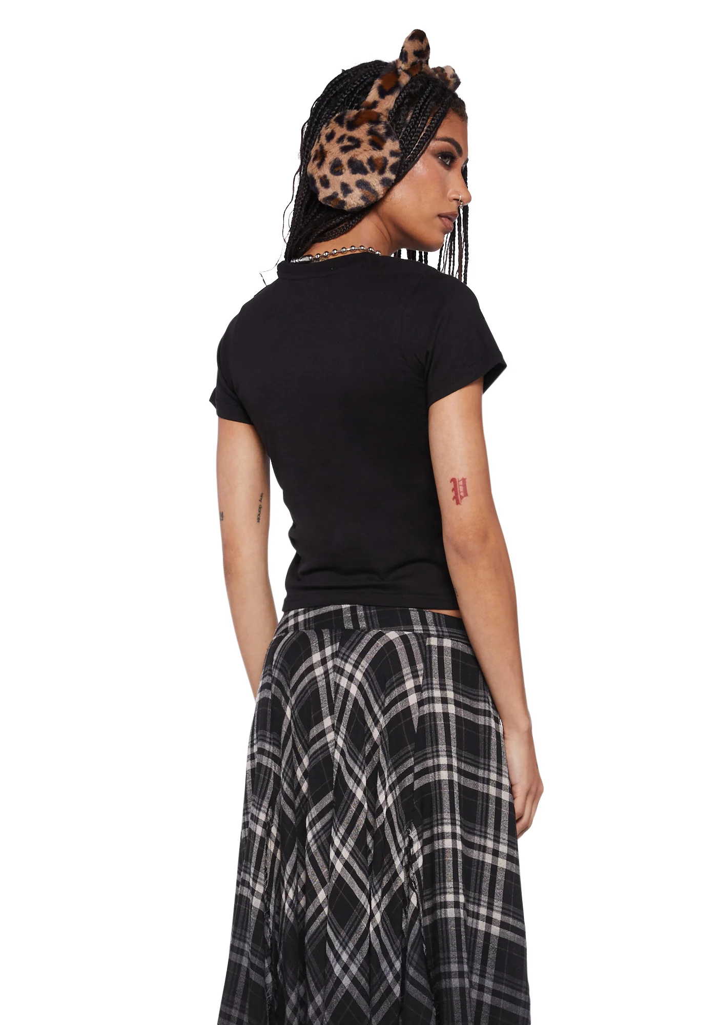 Cropped Bunny Graphic Tee - Image 5