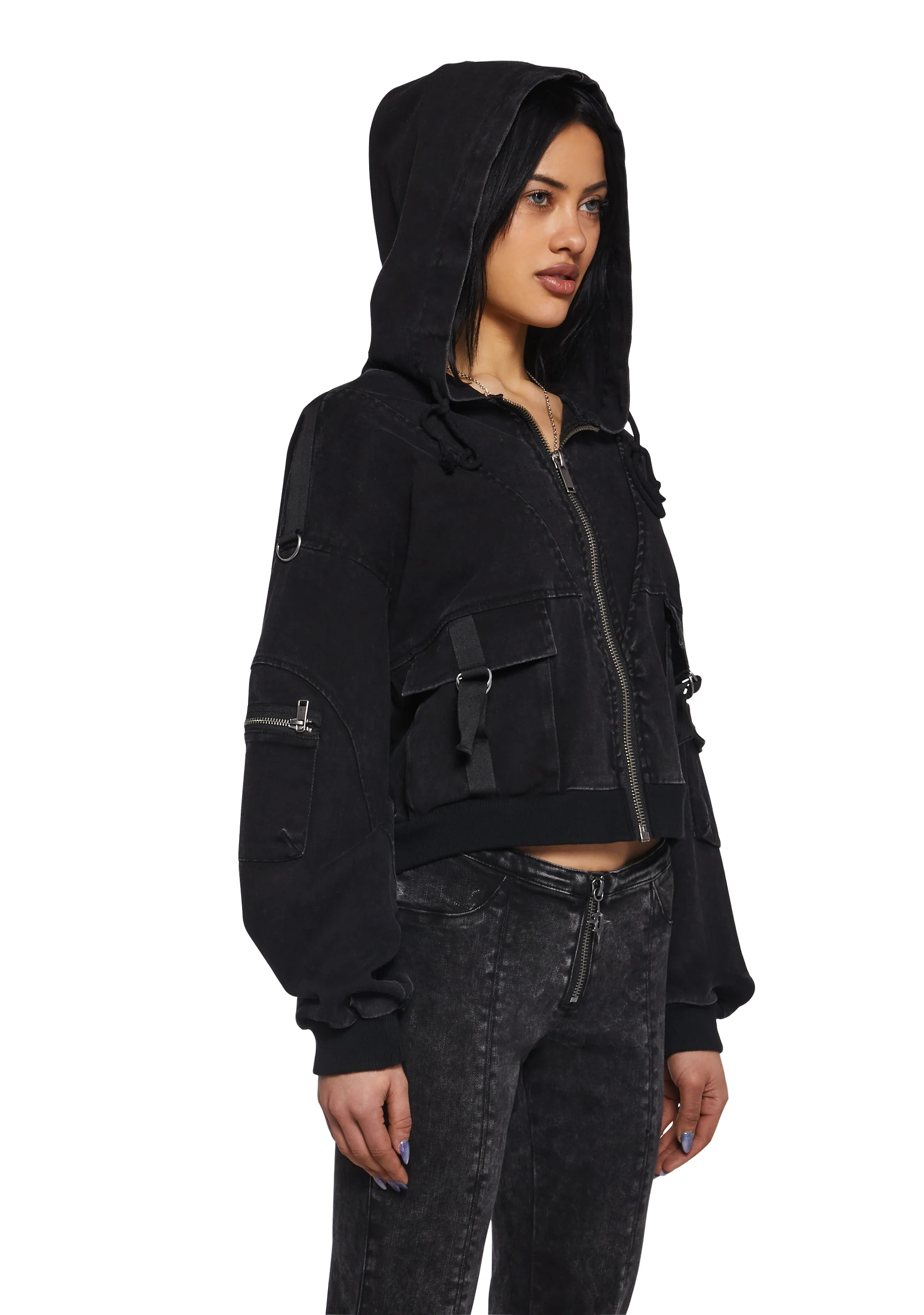 Wild Ranger Cropped Cargo Jacket - Image 3