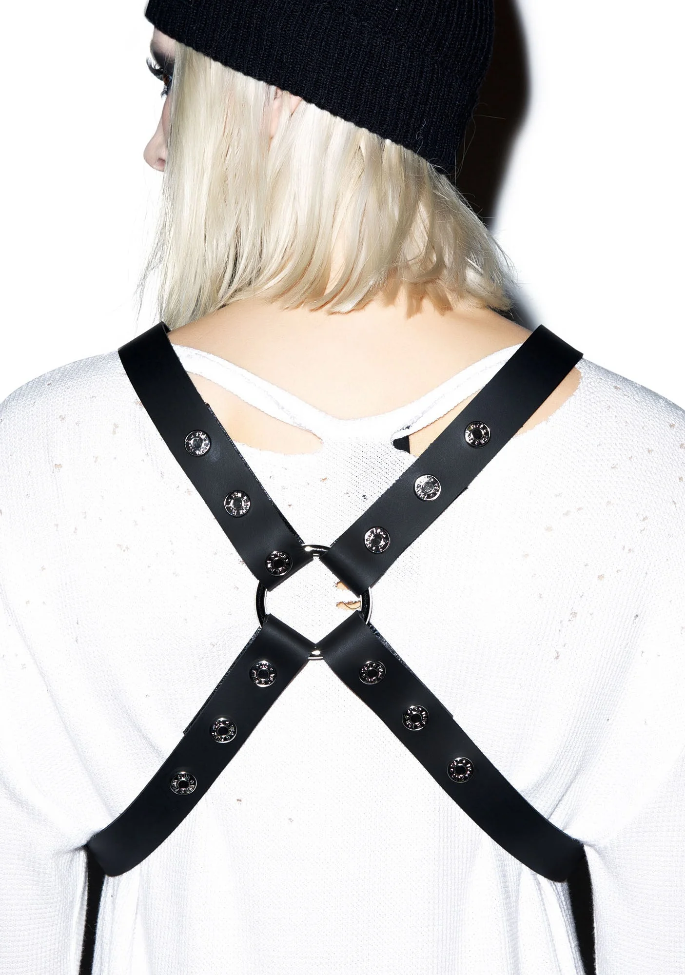 Crossed Out Harness - Black - Image 4