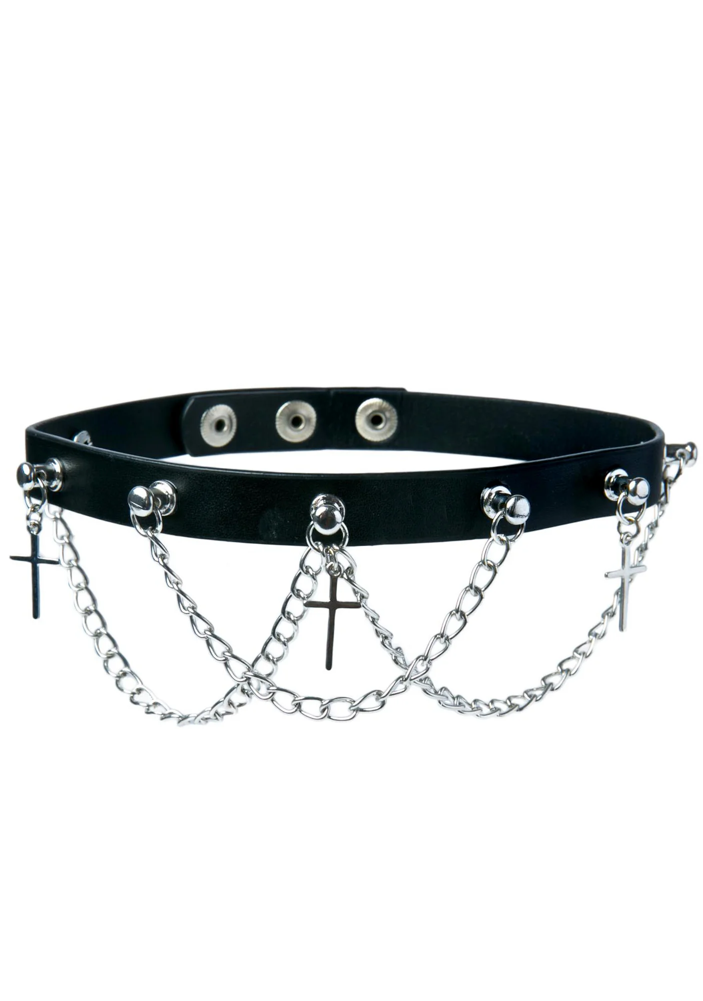 Crosses N Chains Choker - Image 5