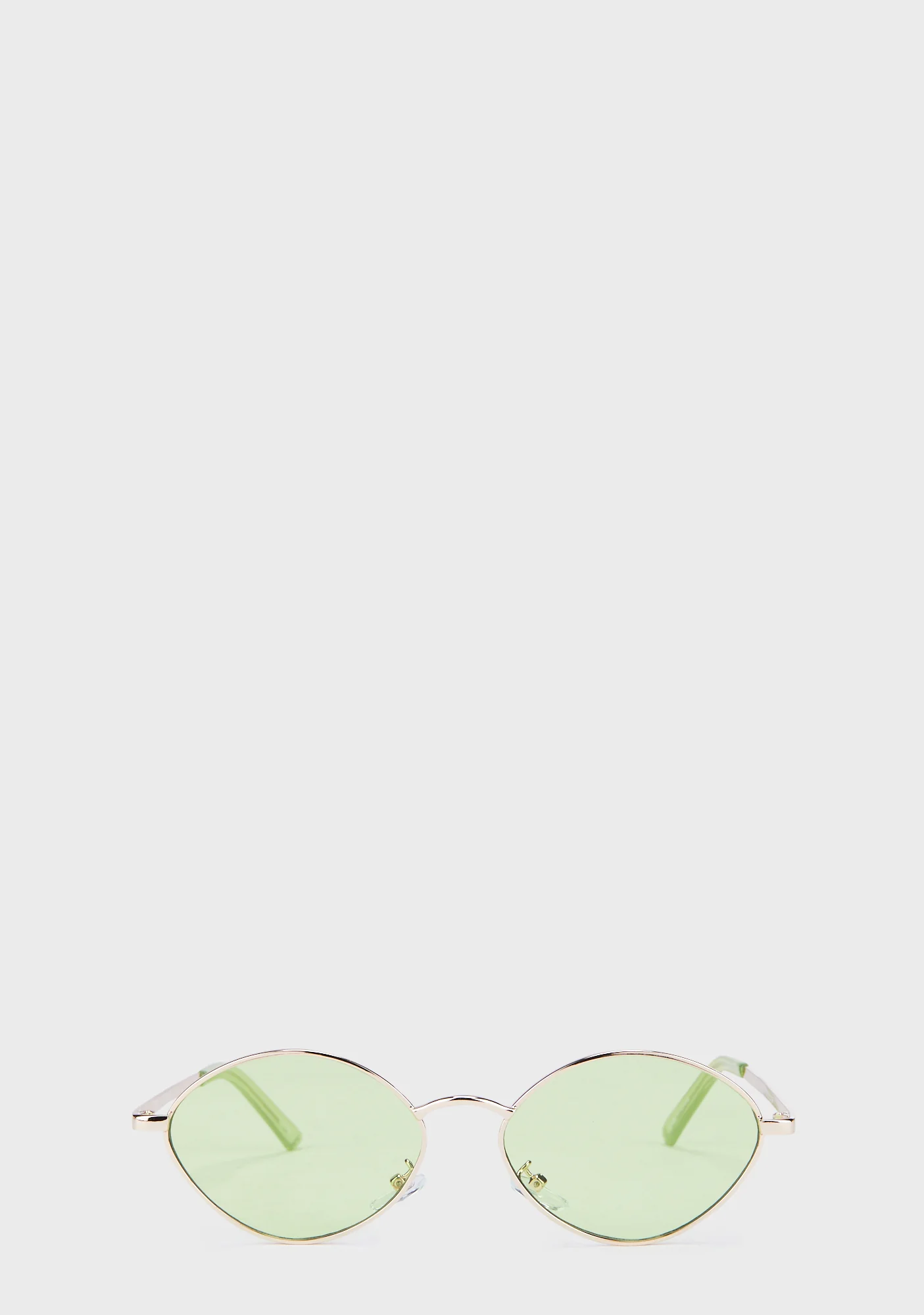 Cruisin' The Block Oval Sunglasses - Green - Image 2