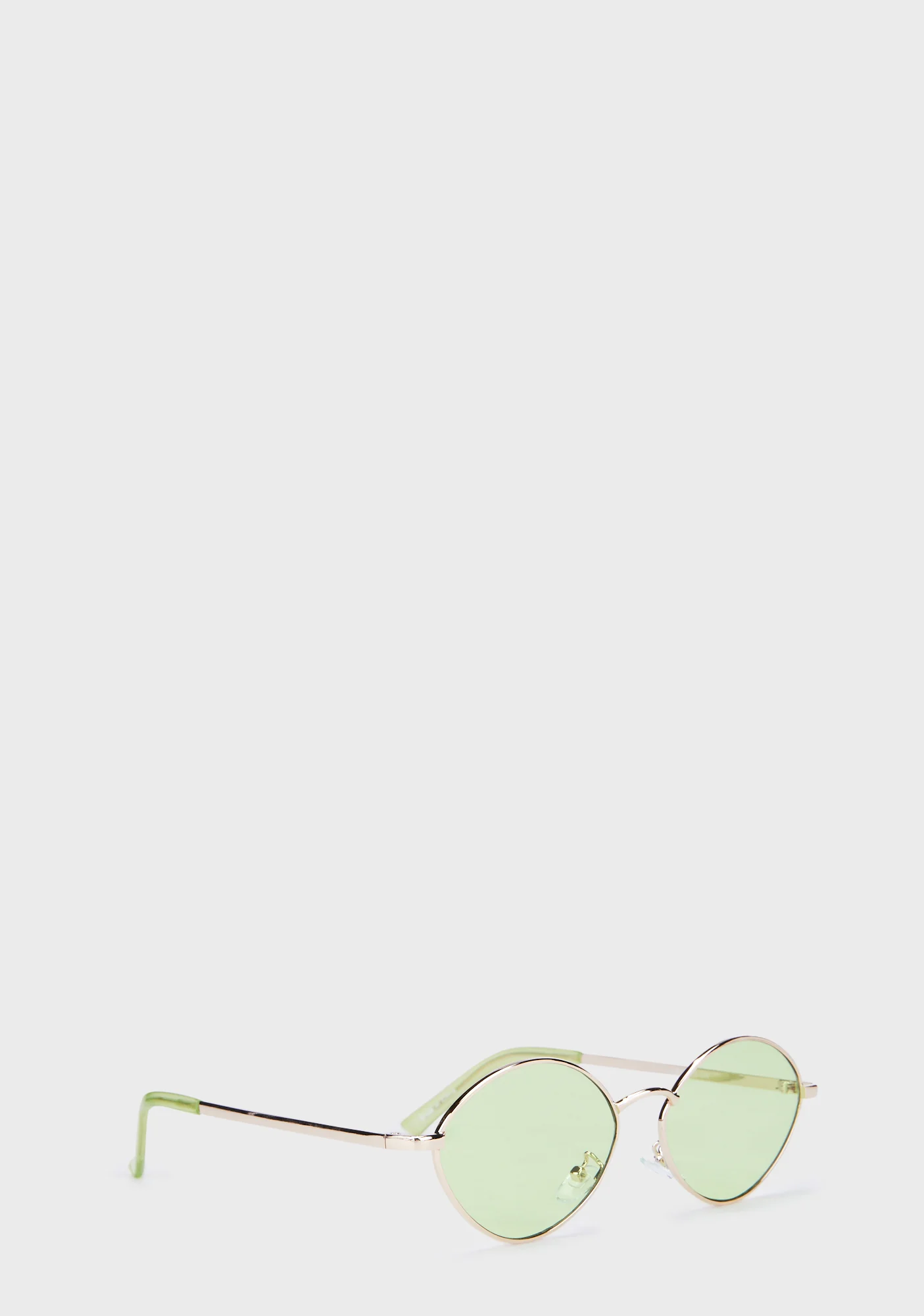 Cruisin' The Block Oval Sunglasses - Green - Image 3