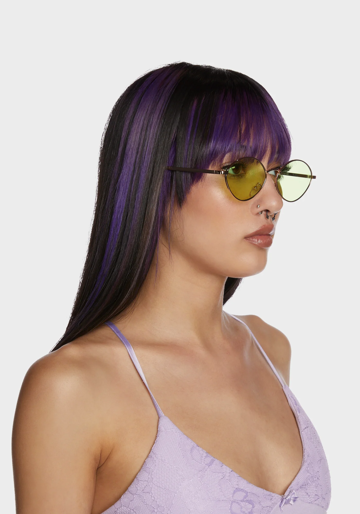 Cruisin' The Block Oval Sunglasses - Green - Image 5