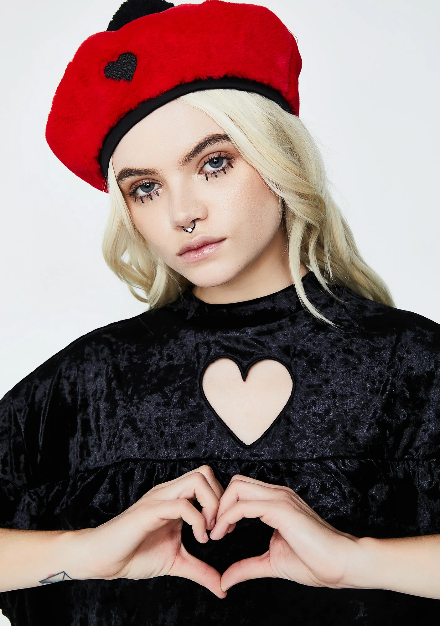 Crushed Heart Frilly Tee - Image 3