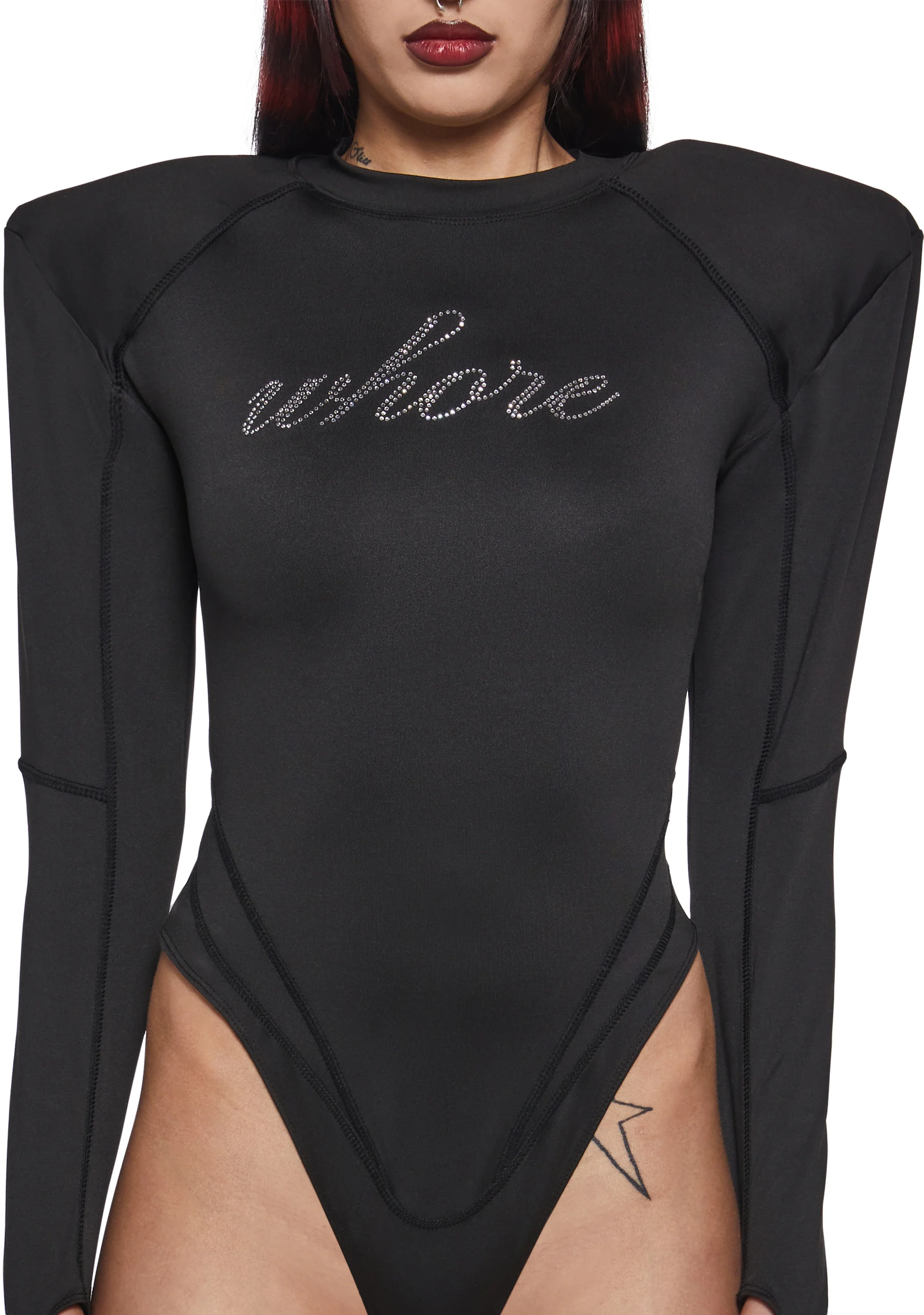Crystal Whore Bodysuit Flat Panty - Image 5