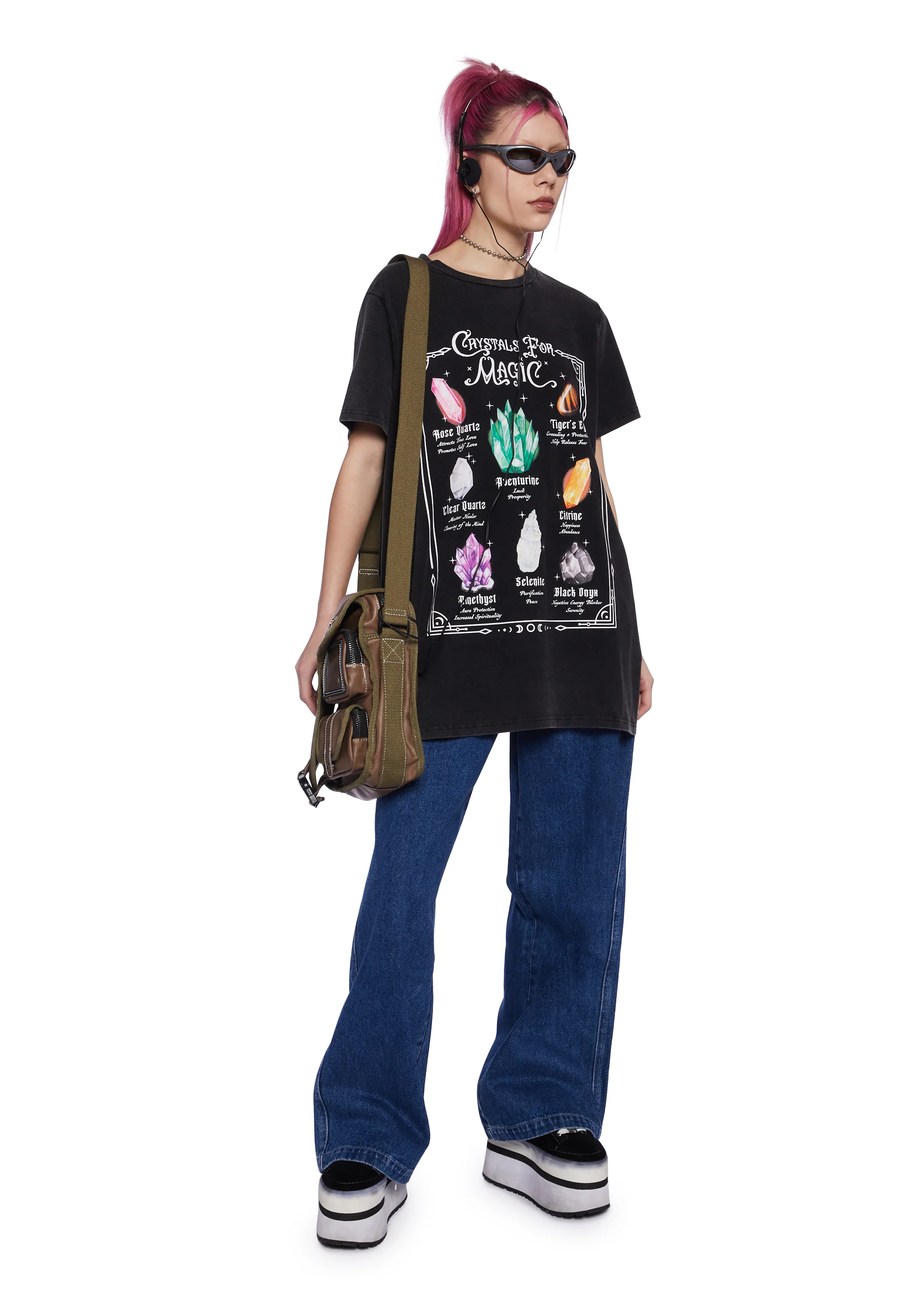Crystal Girl Oversized Tee - Image 2
