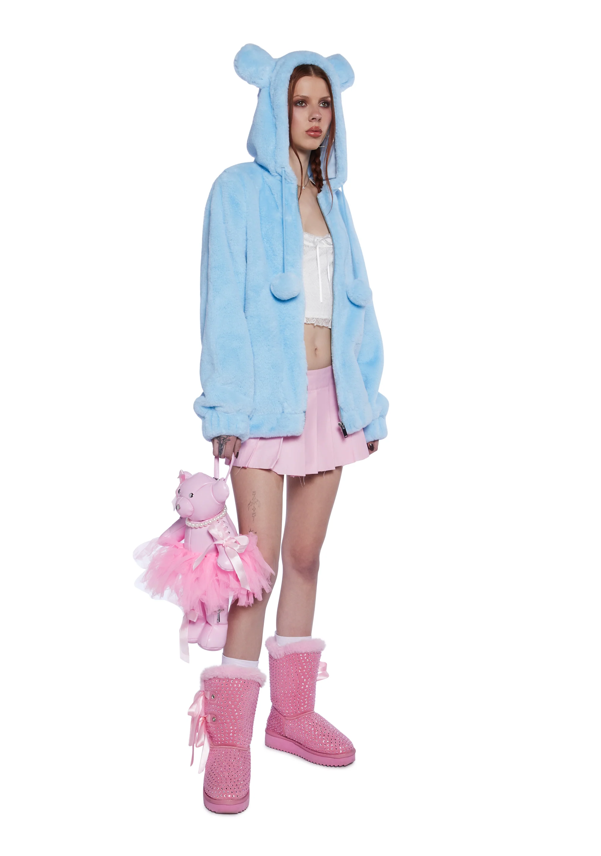 Cuddle Bear Zip-Up Hoodie - Image 3