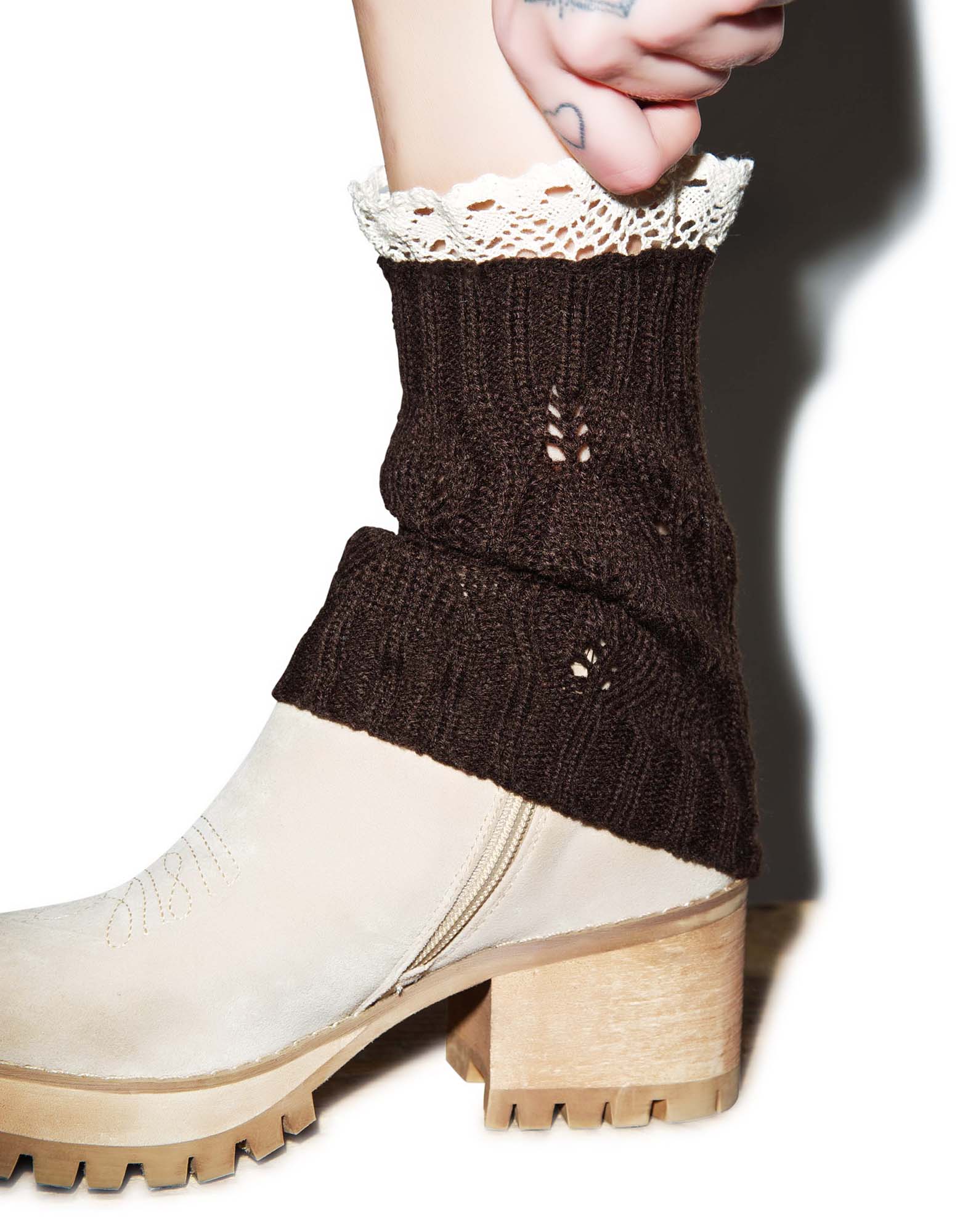 Cuff Love Boot Cuffs - Light Gray - Image 6