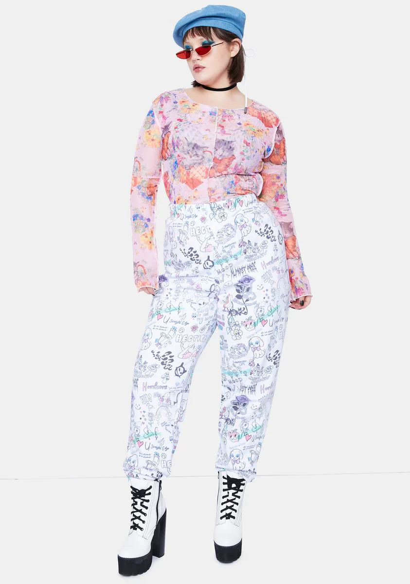 Plus Scribble Joggers - Image 3