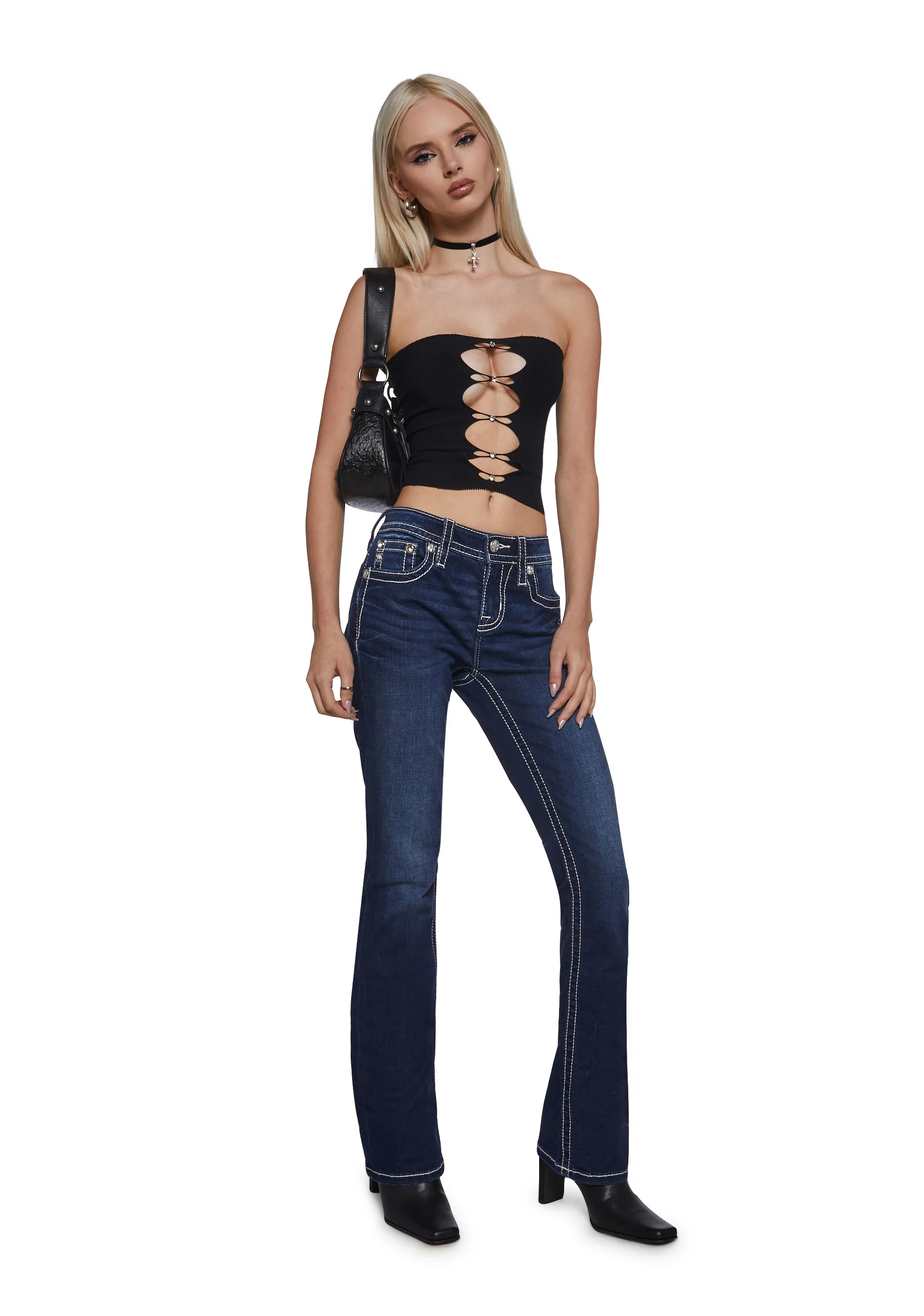 Arch Enemy Tube Top - Black - Image 2