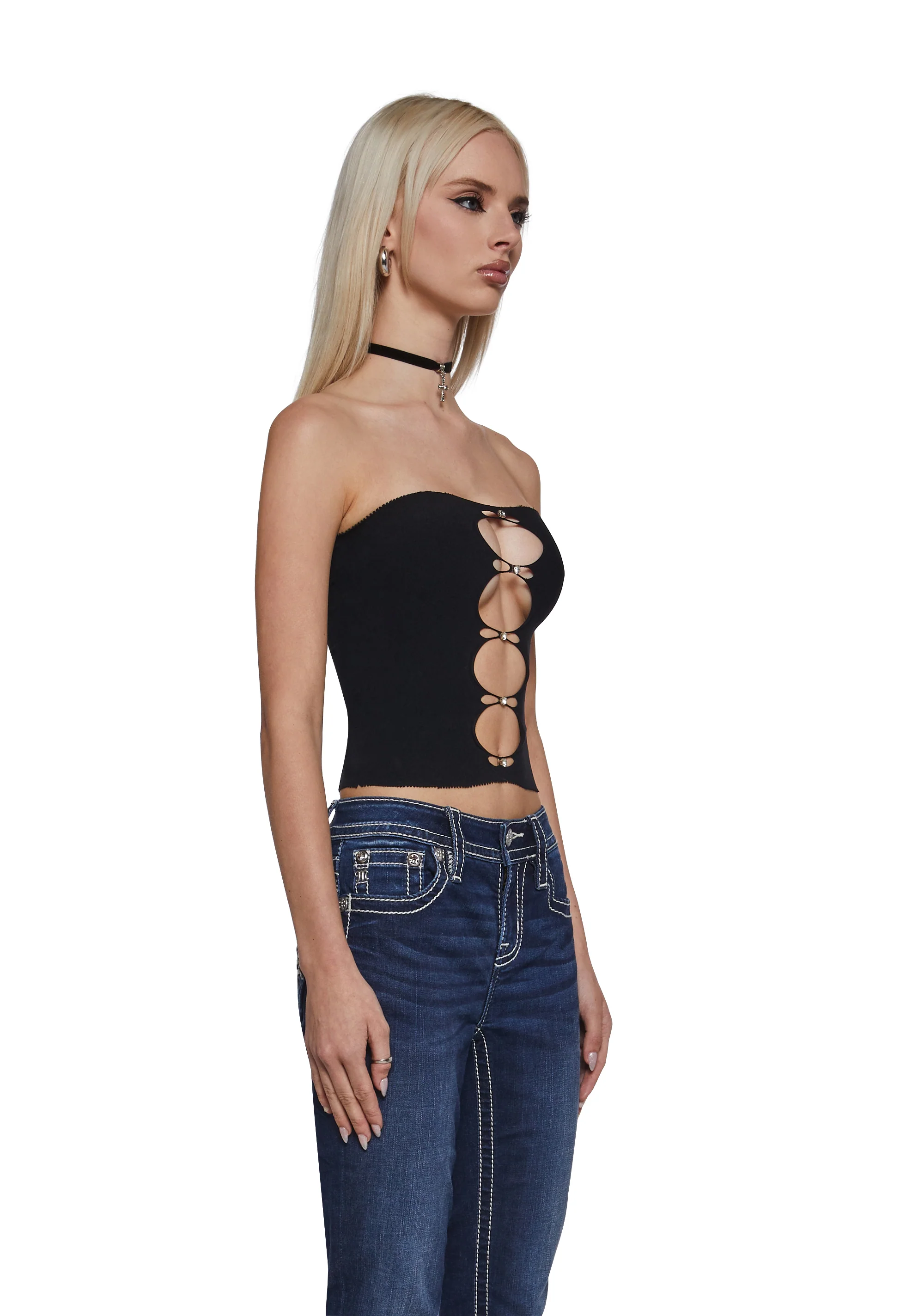 Arch Enemy Tube Top - Black - Image 3