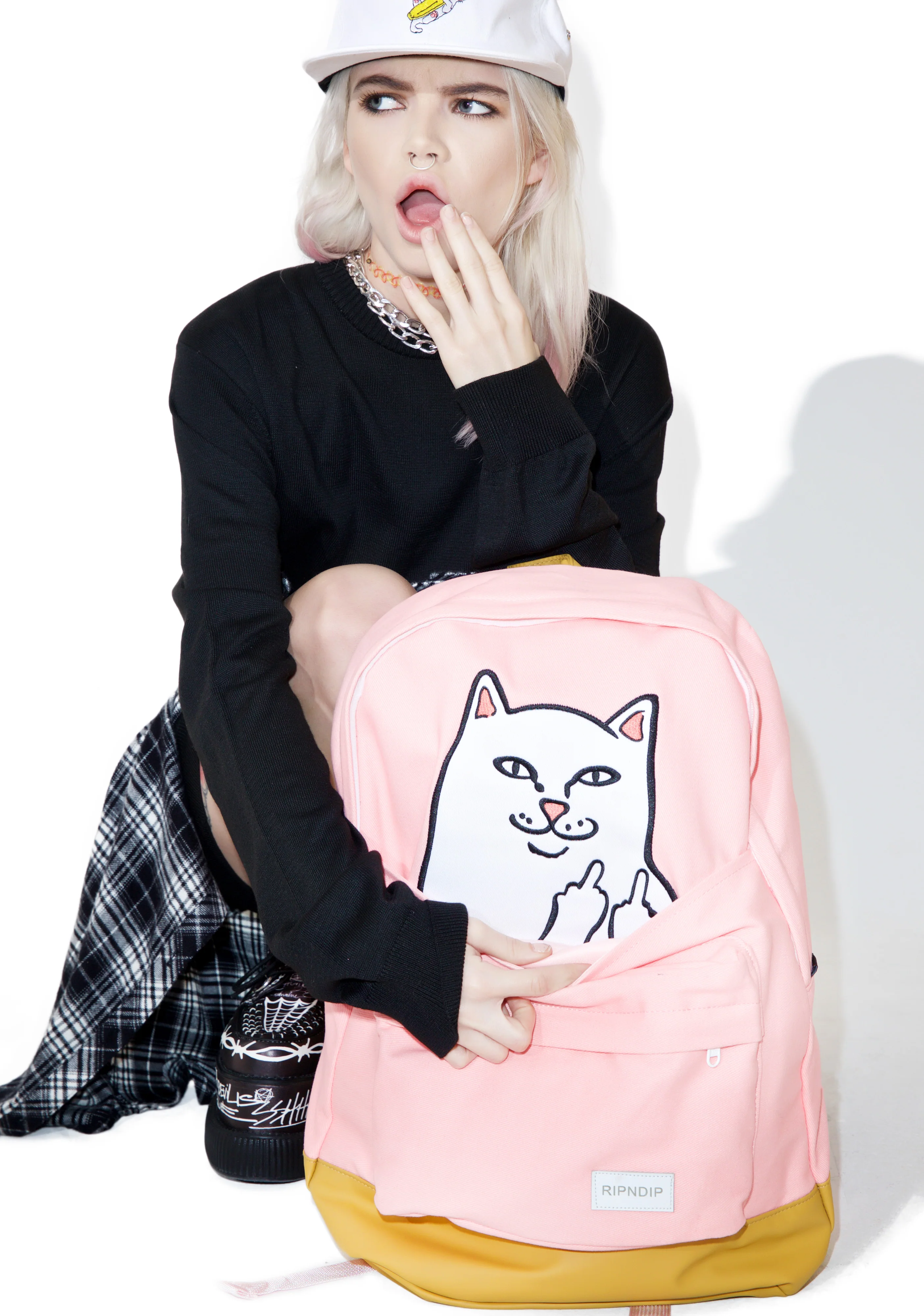 Cute Lord Nermal Backpack - Image 4