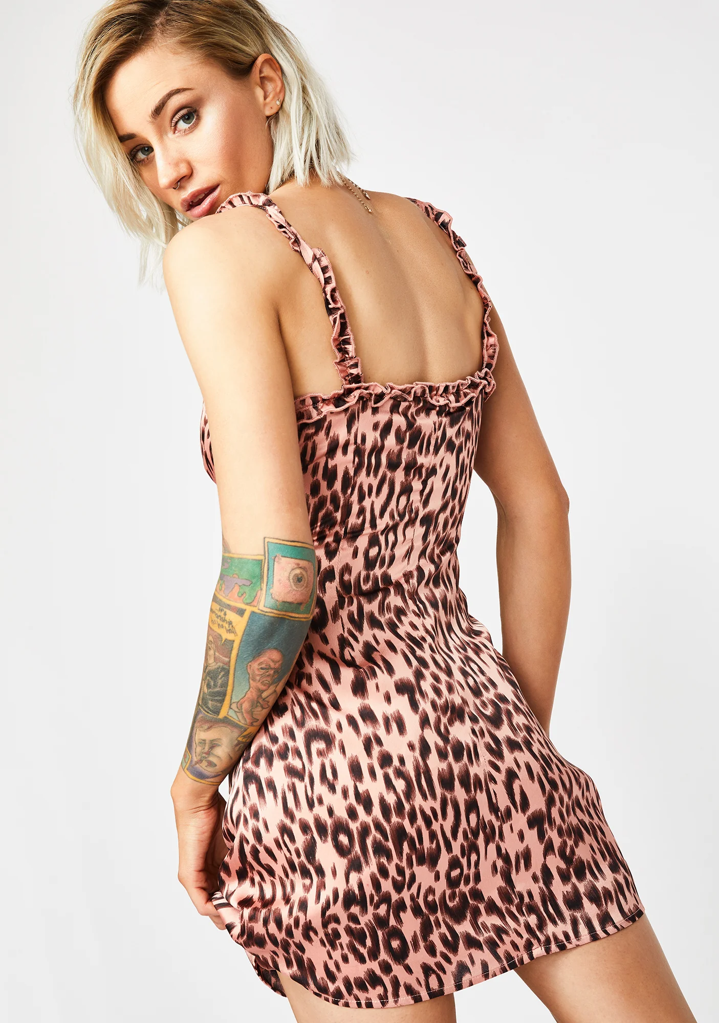 Cute N' Catty Leopard Dress - Image 4