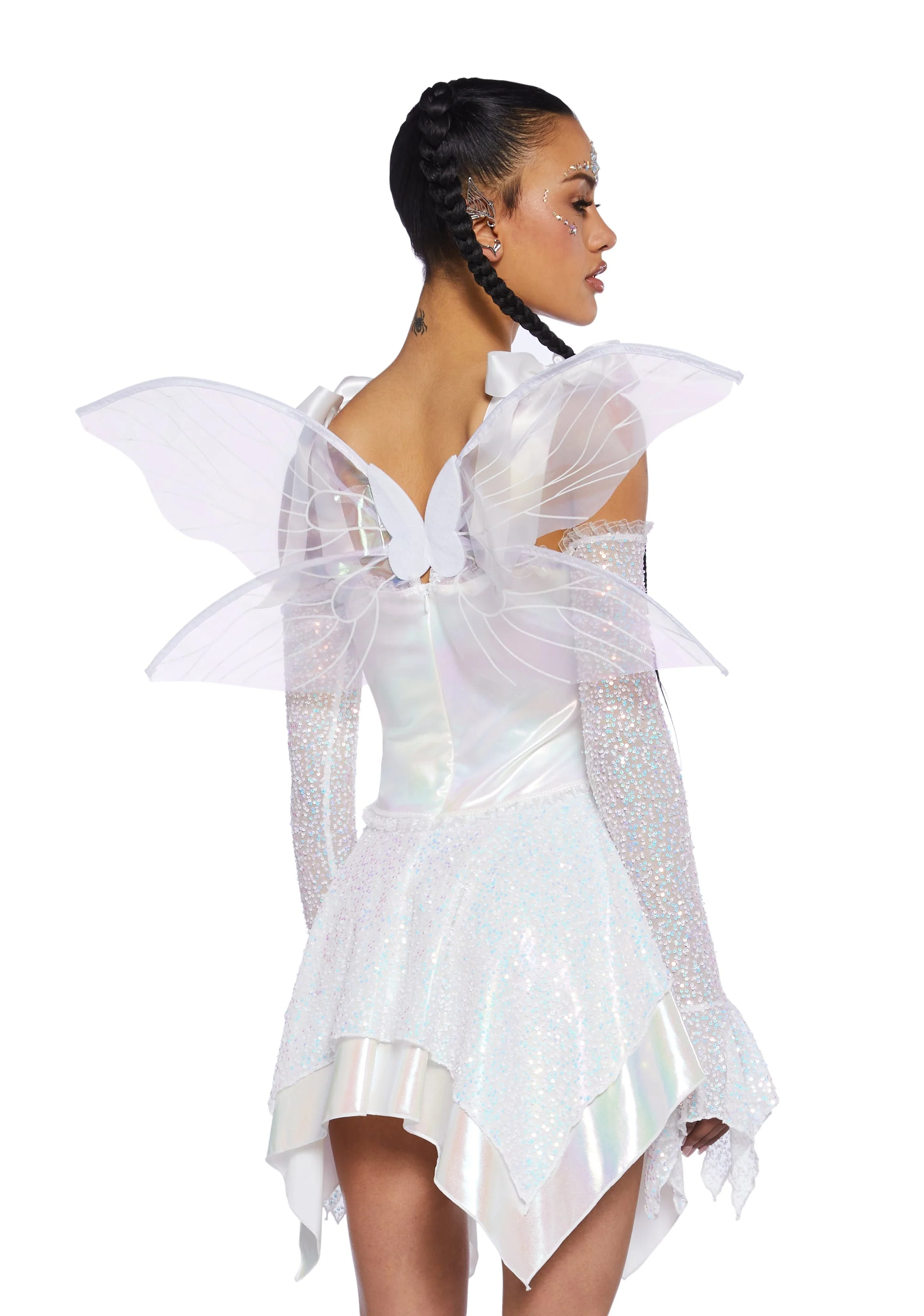 Cyber Fairy Costume Set - White - Image 4