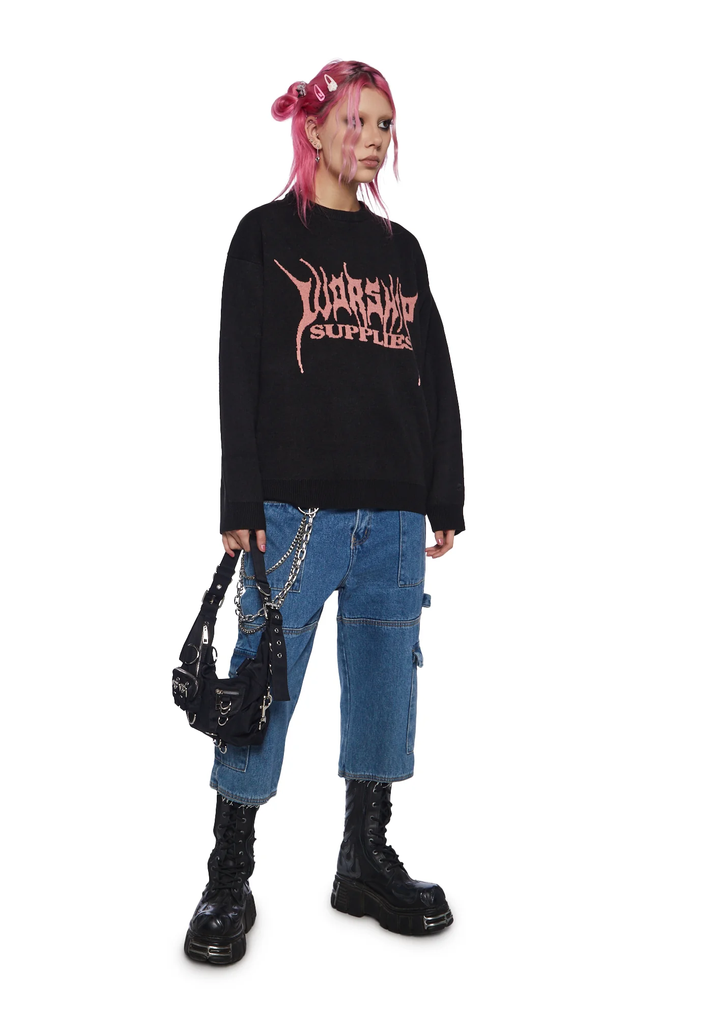 Cyberpunk Chick Sweatshirt - Image 2