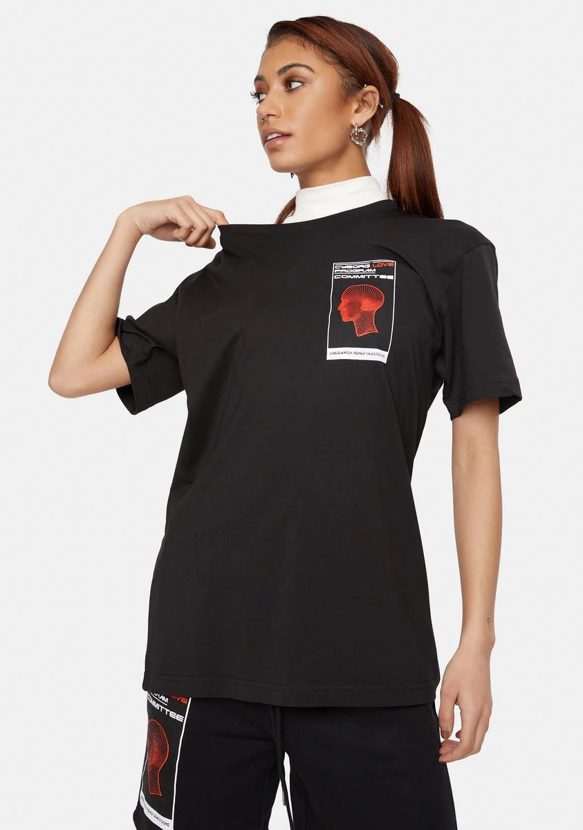 Cyborg Love Program Graphic Tee - Image 2