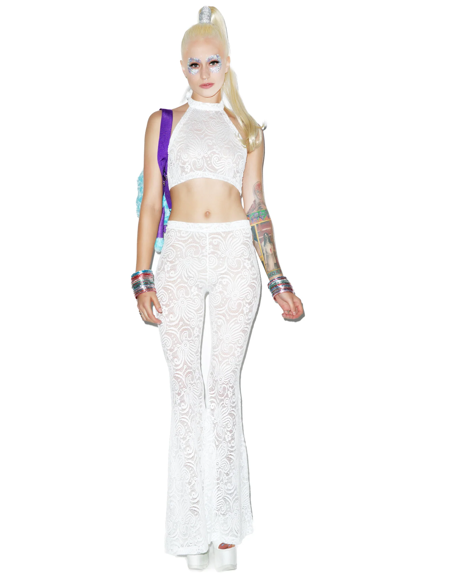 Cyclone Lace Halter Top - Image 6