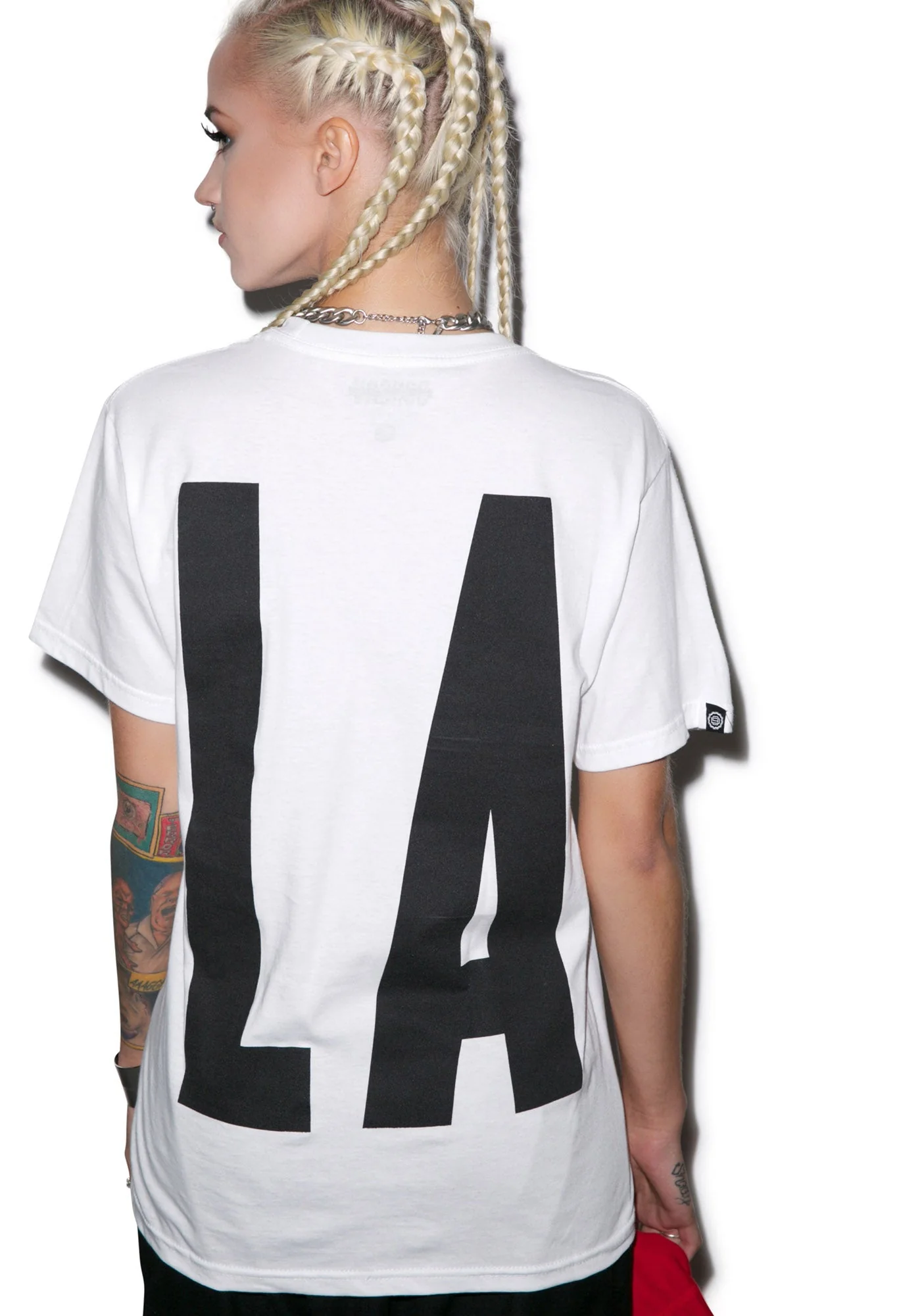 D9 LA City Love Tee - White - Image 2