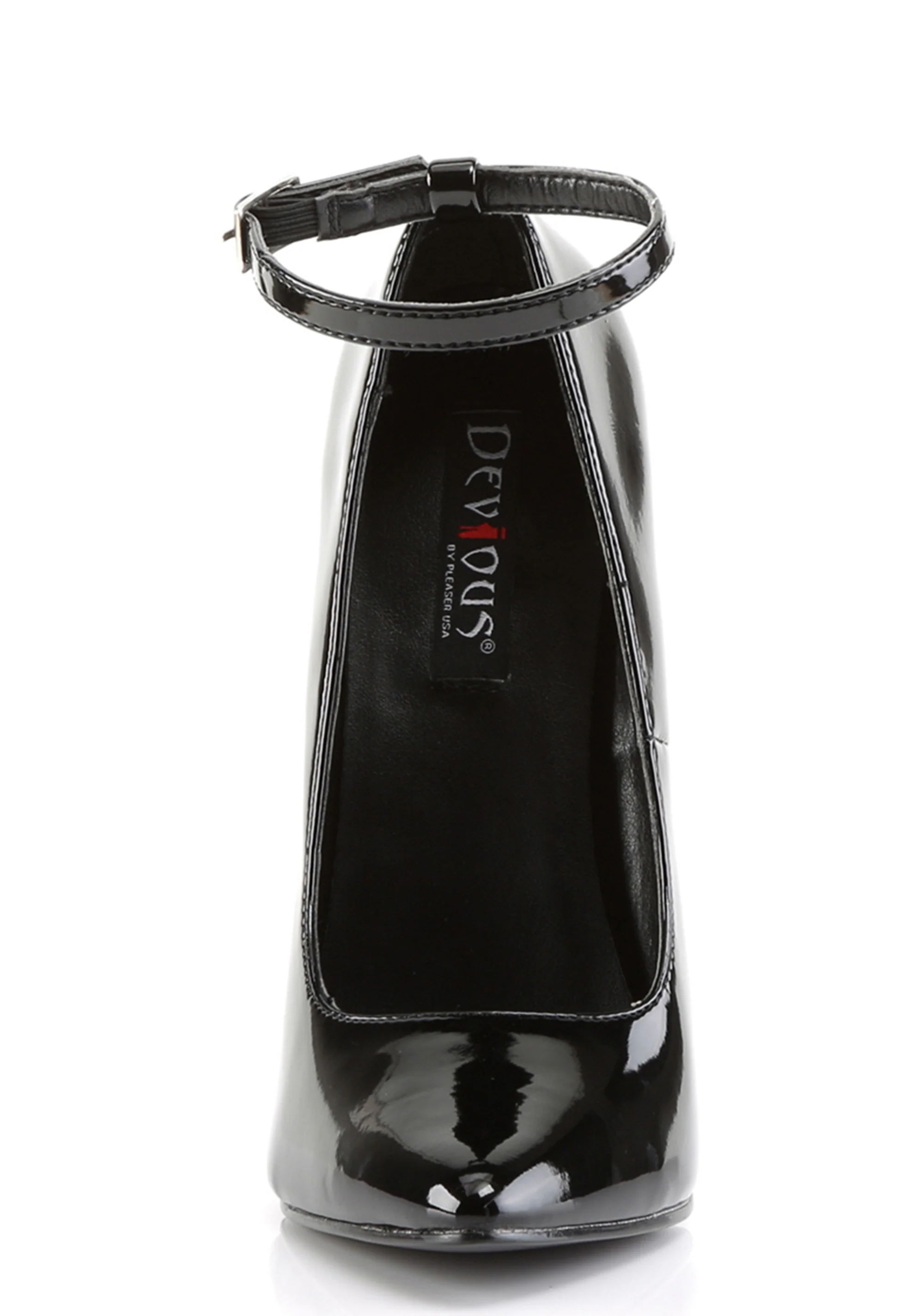 Dagger-12 Ankle Strap Pumps-Black - Image 3