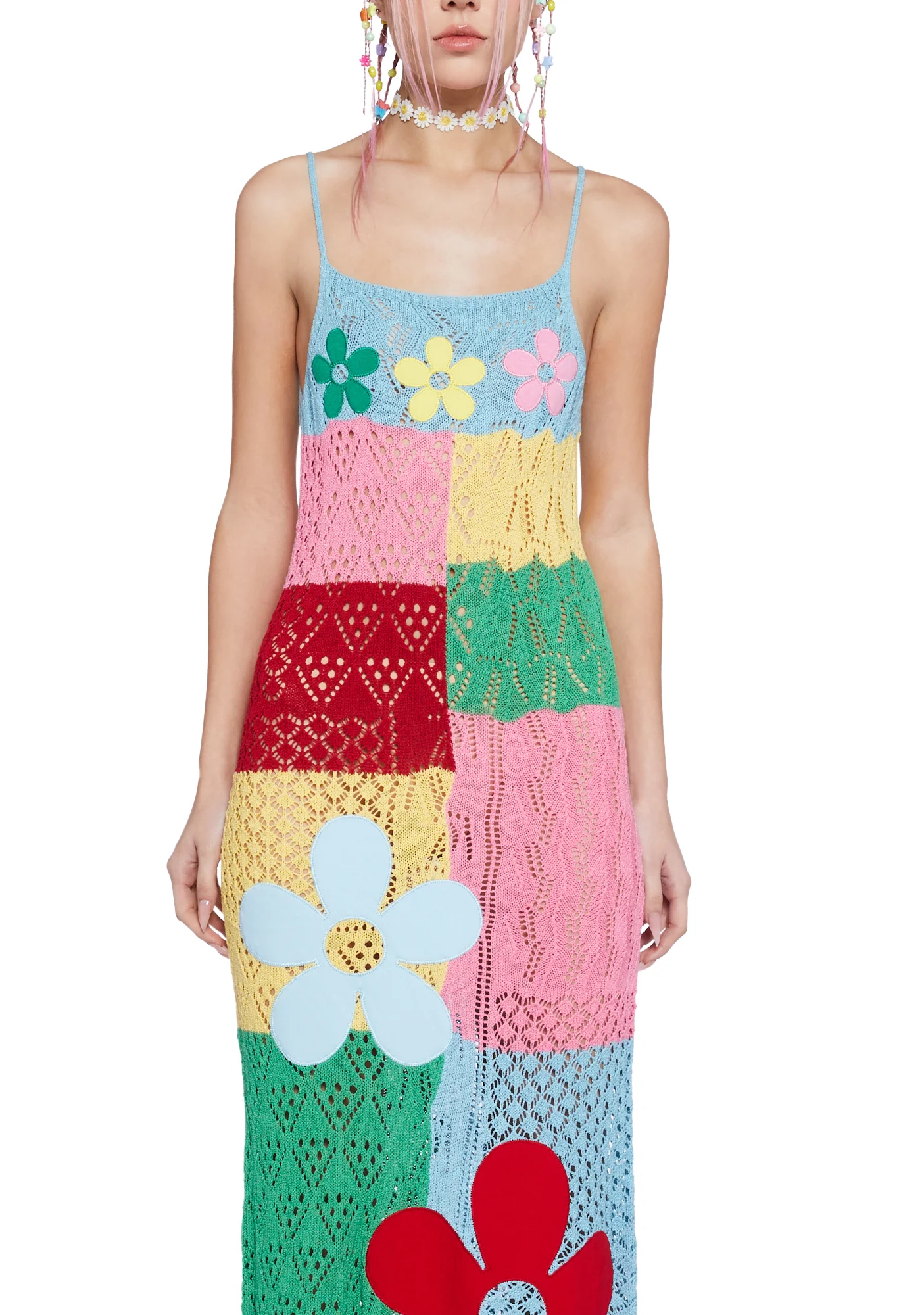 Daisy Dreams Crochet Maxi Dress - Image 2