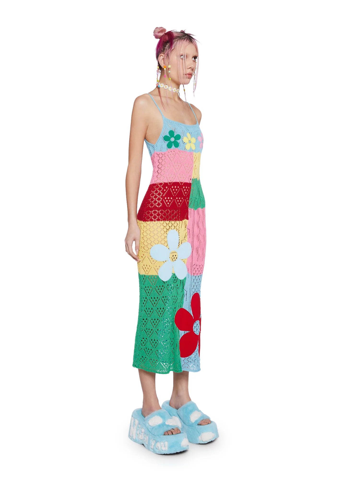 Daisy Dreams Crochet Maxi Dress - Image 3