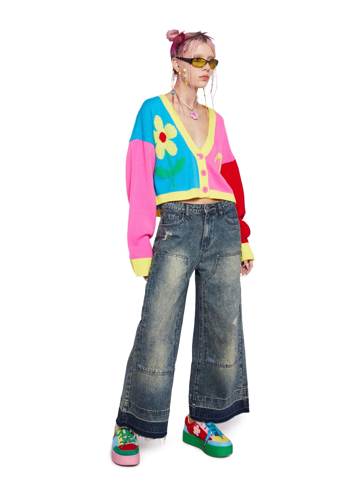 Daisy Dreams Oversized Cardigan - Image 2