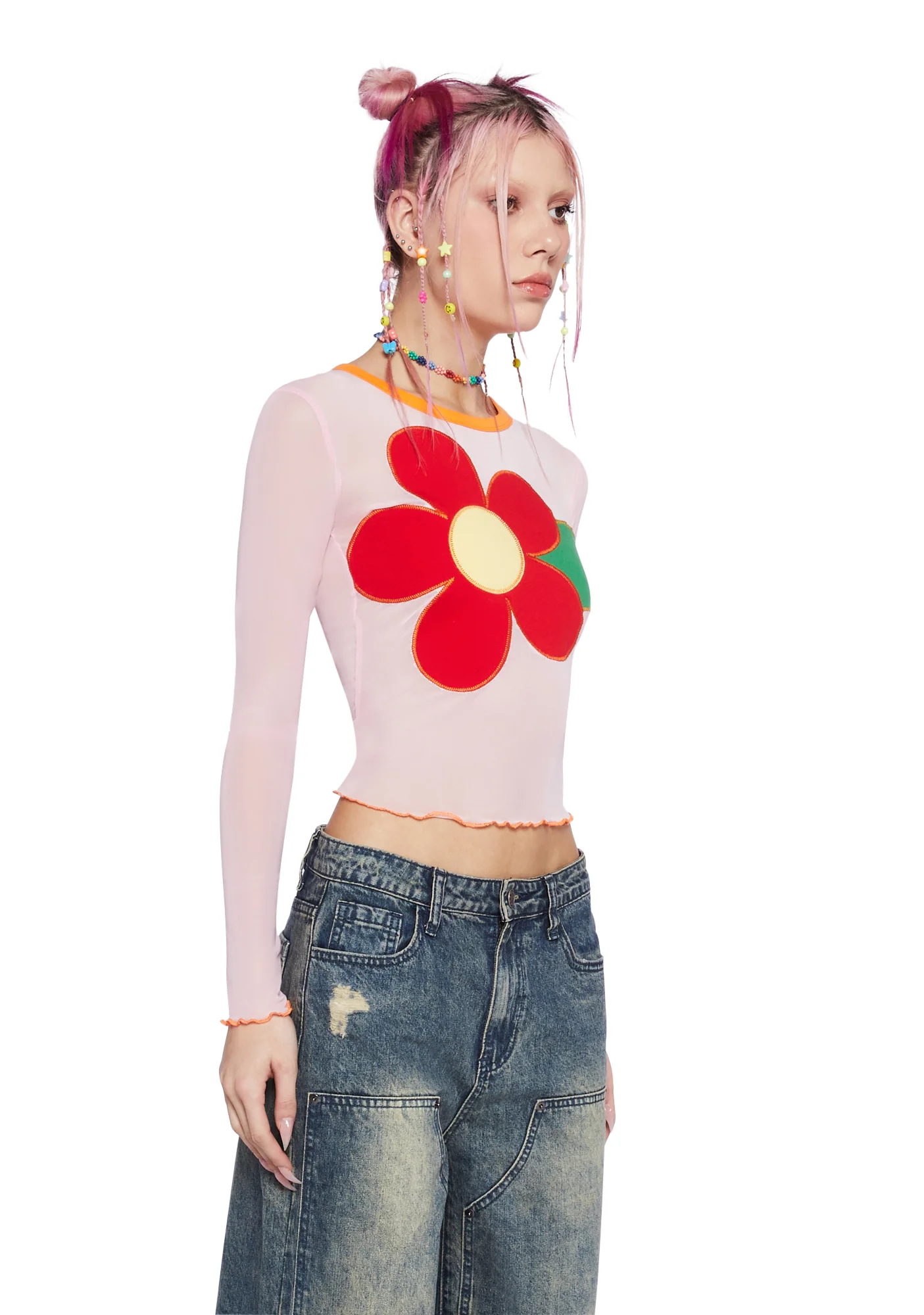 Daisy Spirit Long Sleeve Top - Image 3