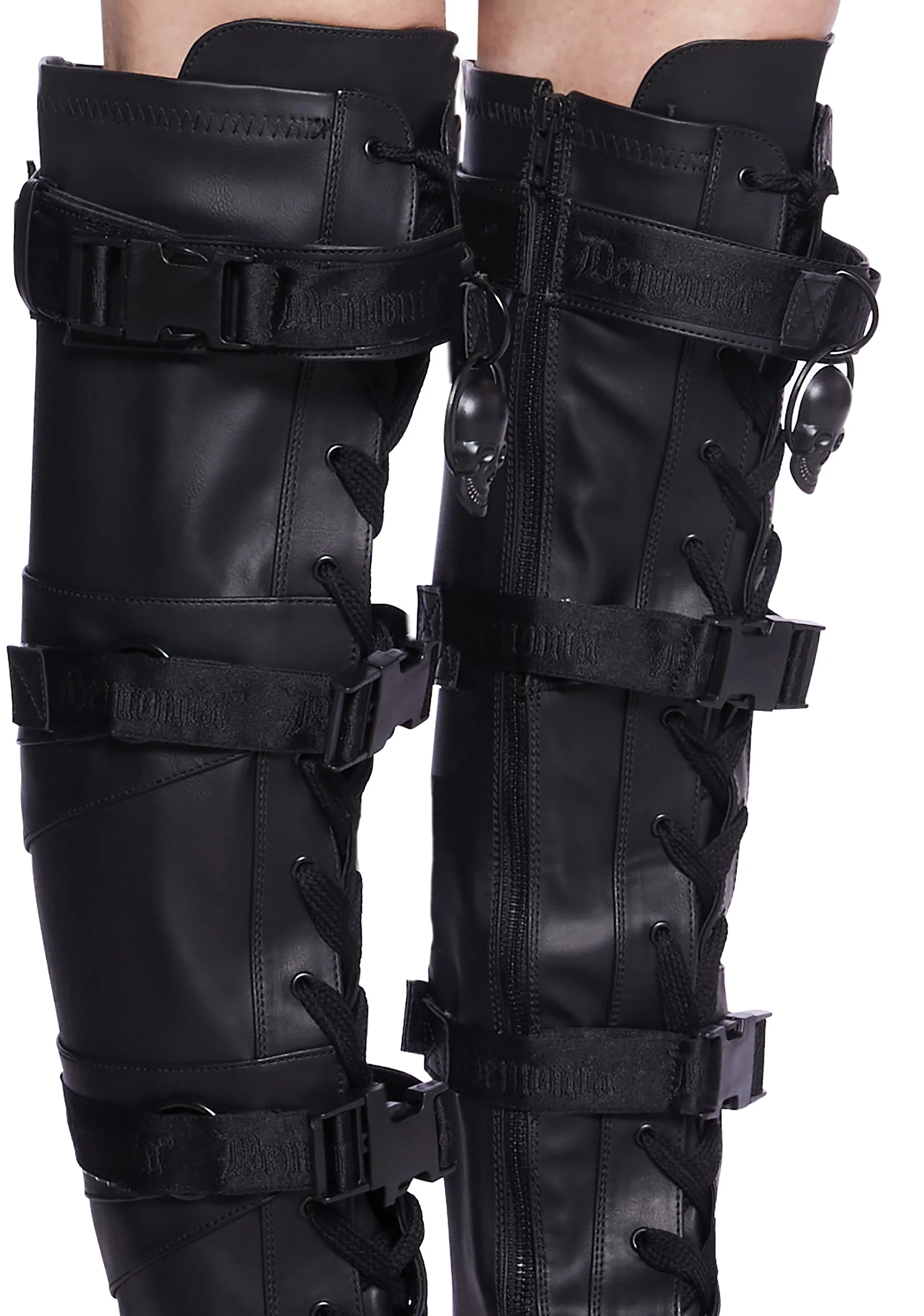 Damned-325 Knee High Boots - Image 2