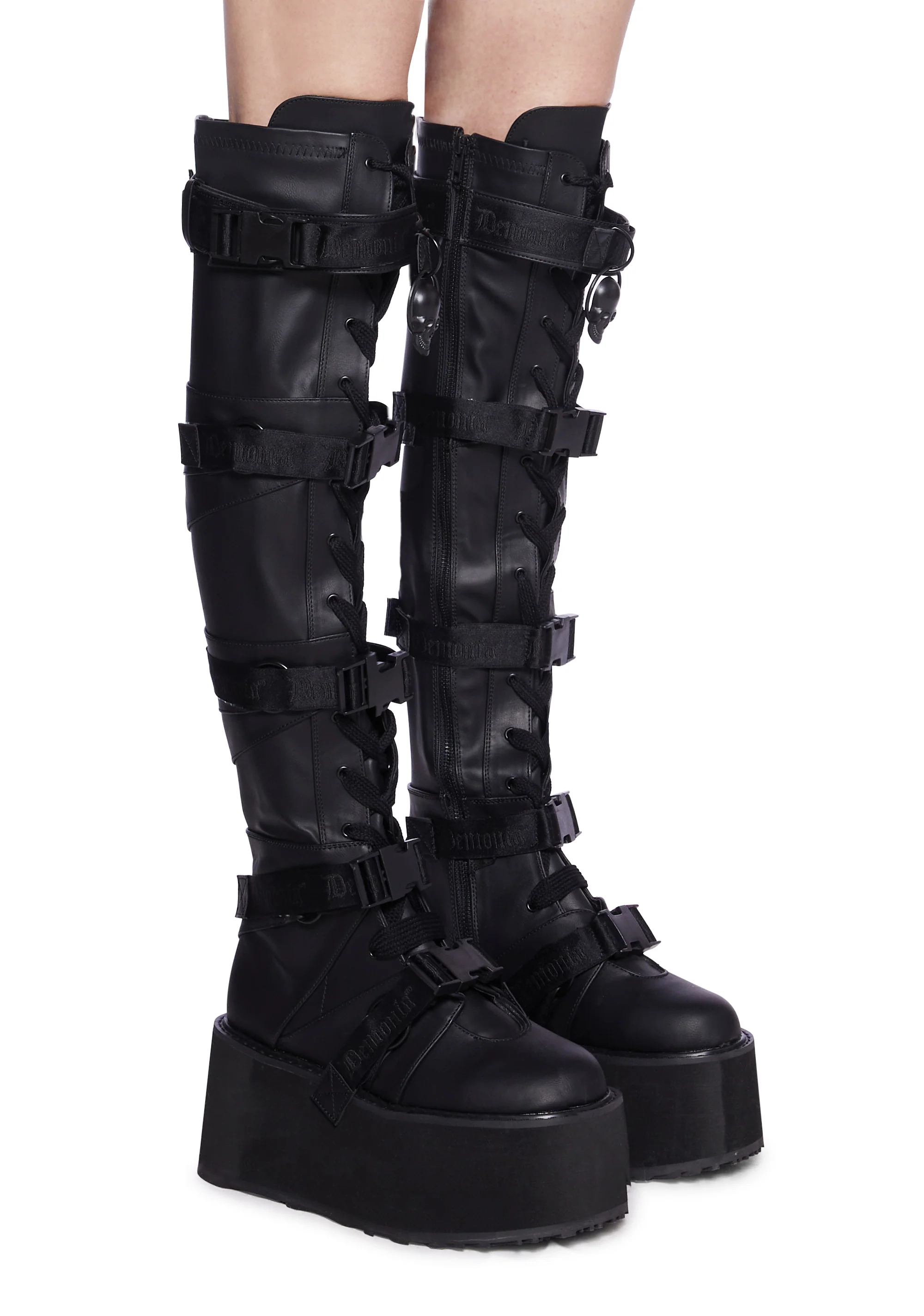 Damned-325 Knee High Boots - Image 3