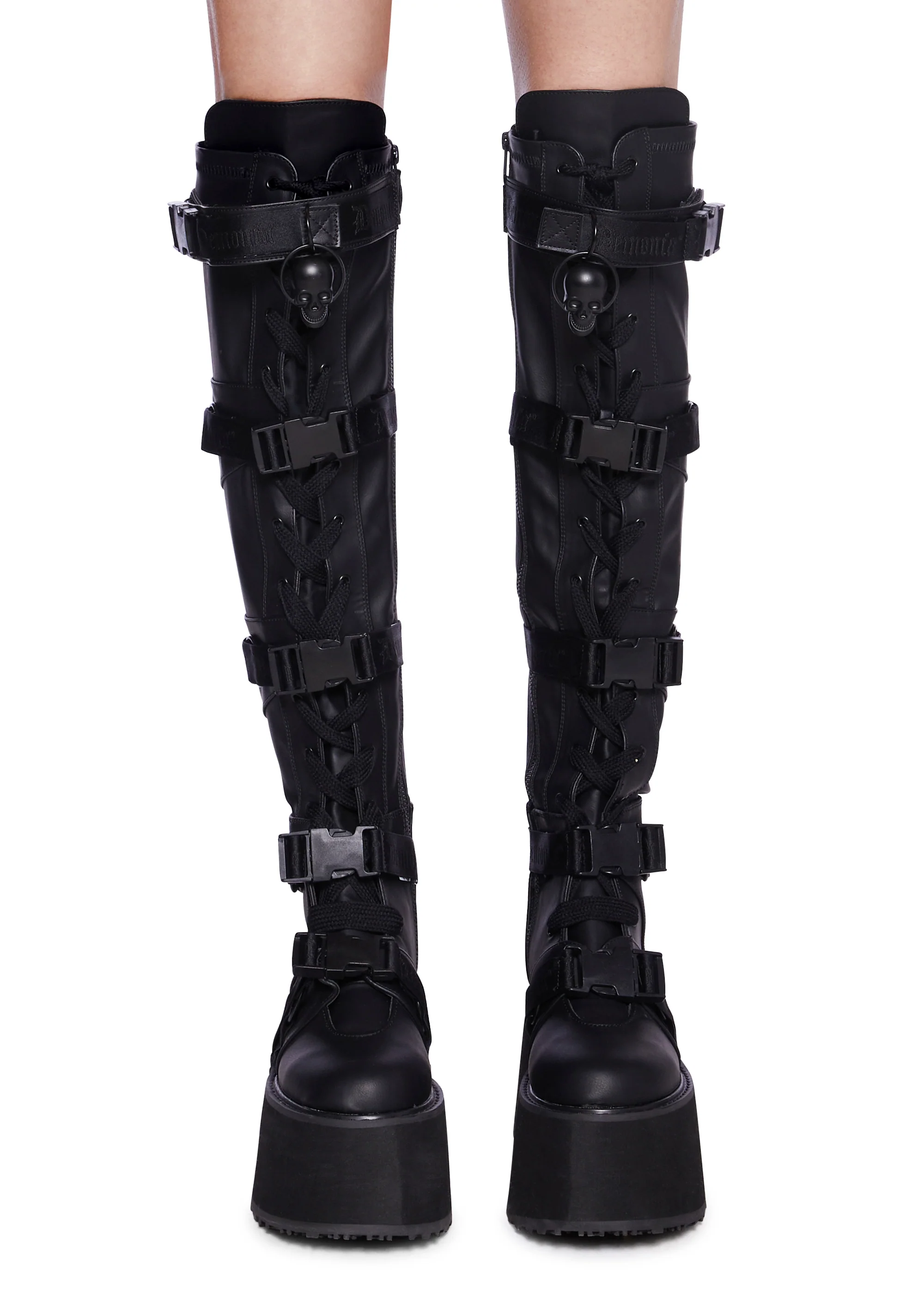 Damned-325 Knee High Boots - Image 5
