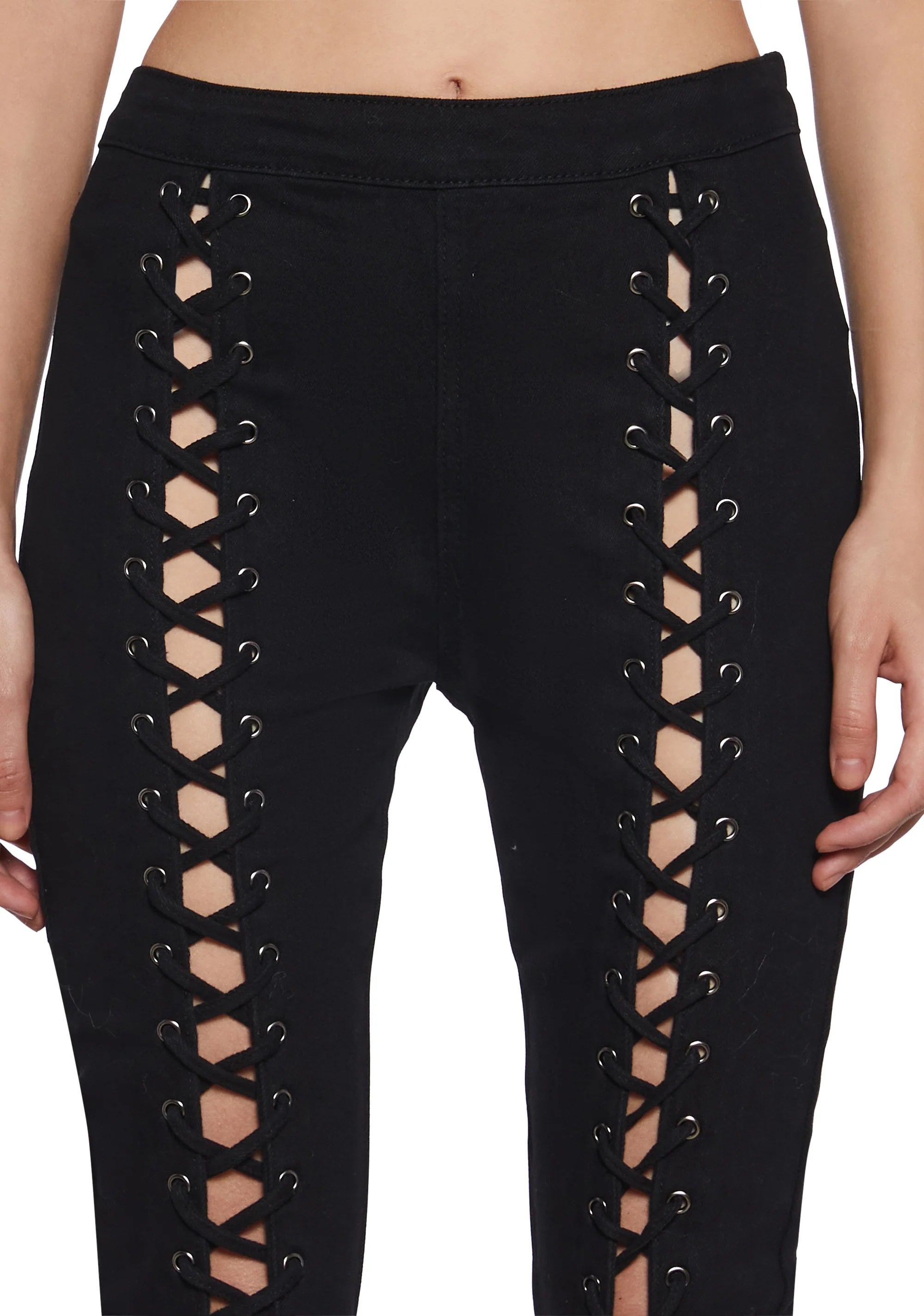 Damned Darling Lace-Up Jeggings - Image 5