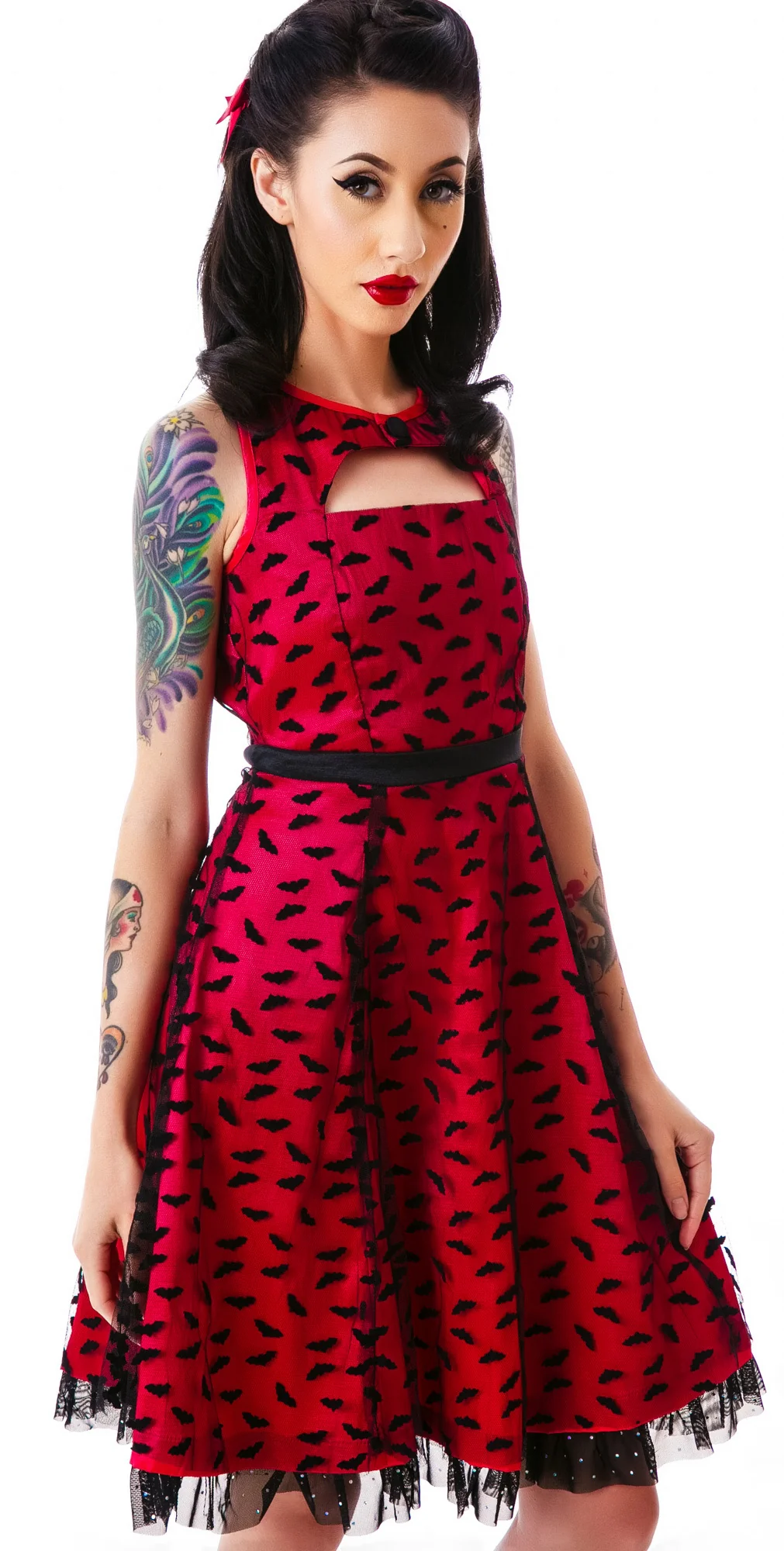 Dance Card Bats Dress - Image 4