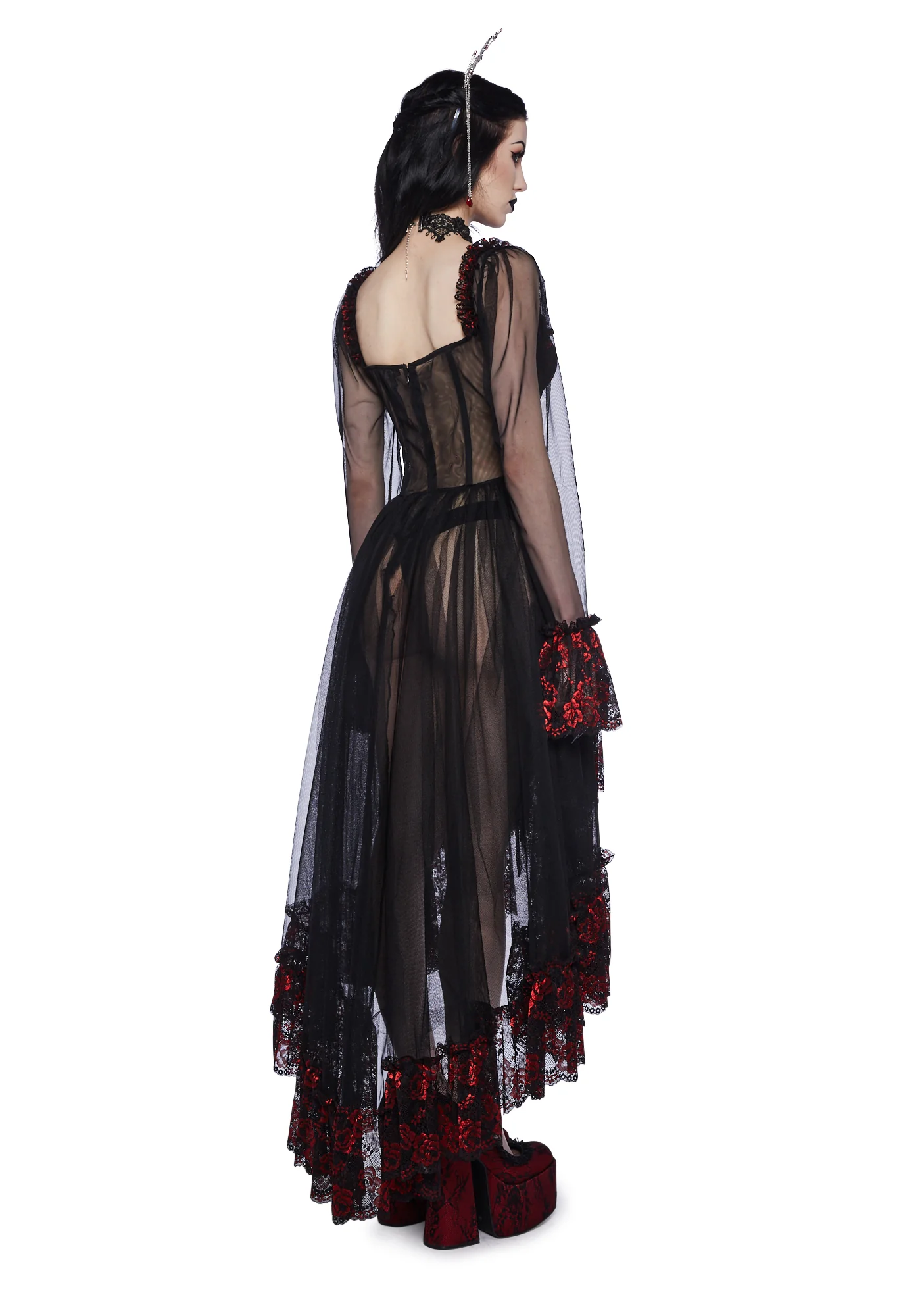 Dance With Death High-Low Dress - Image 4