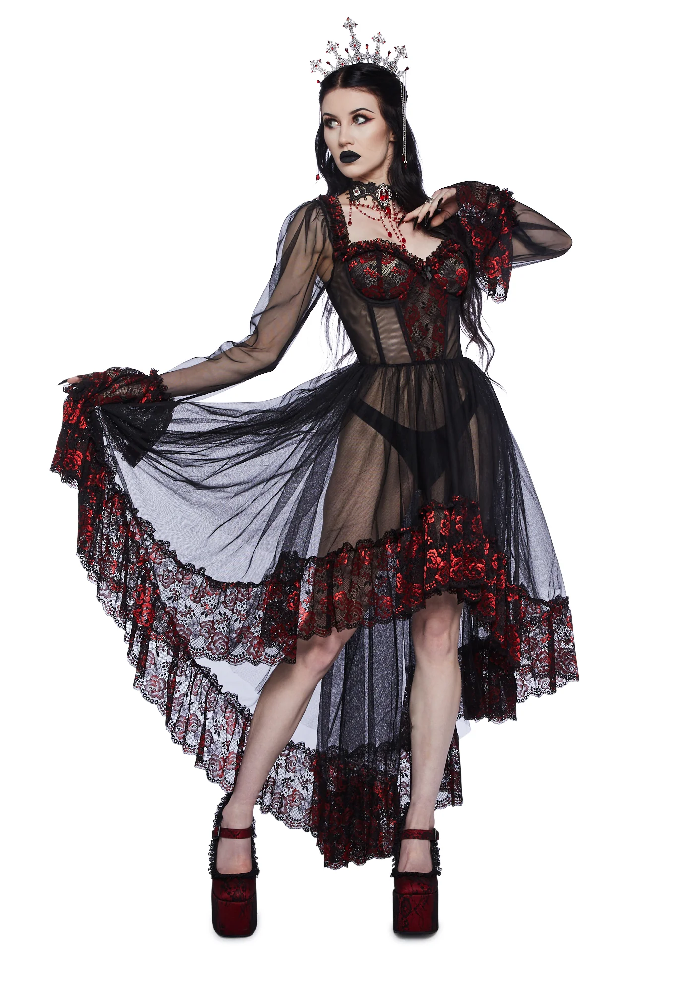 Dance With Death High-Low Dress - Image 5