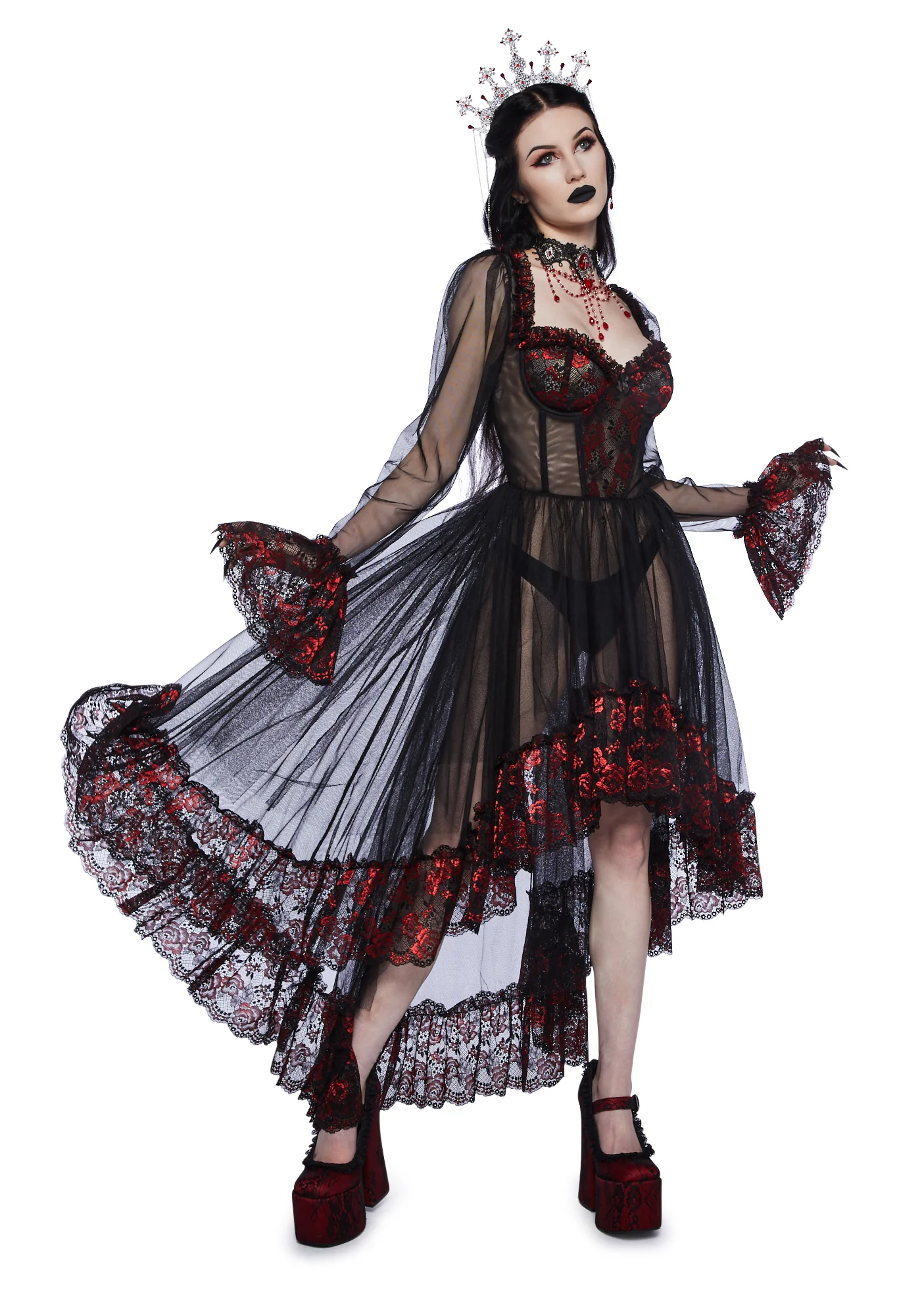 Dance With Death High-Low Dress - Image 6