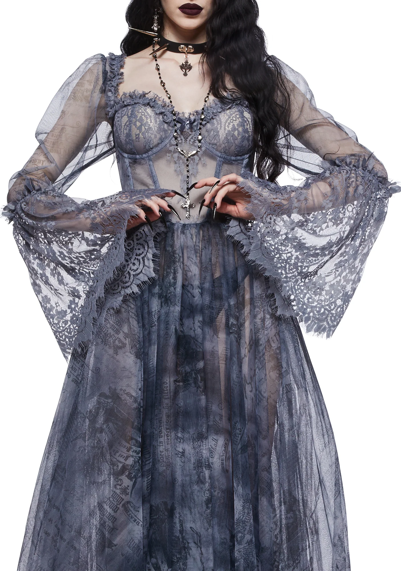 Dance With Death Maxi Dress - Script - Image 2