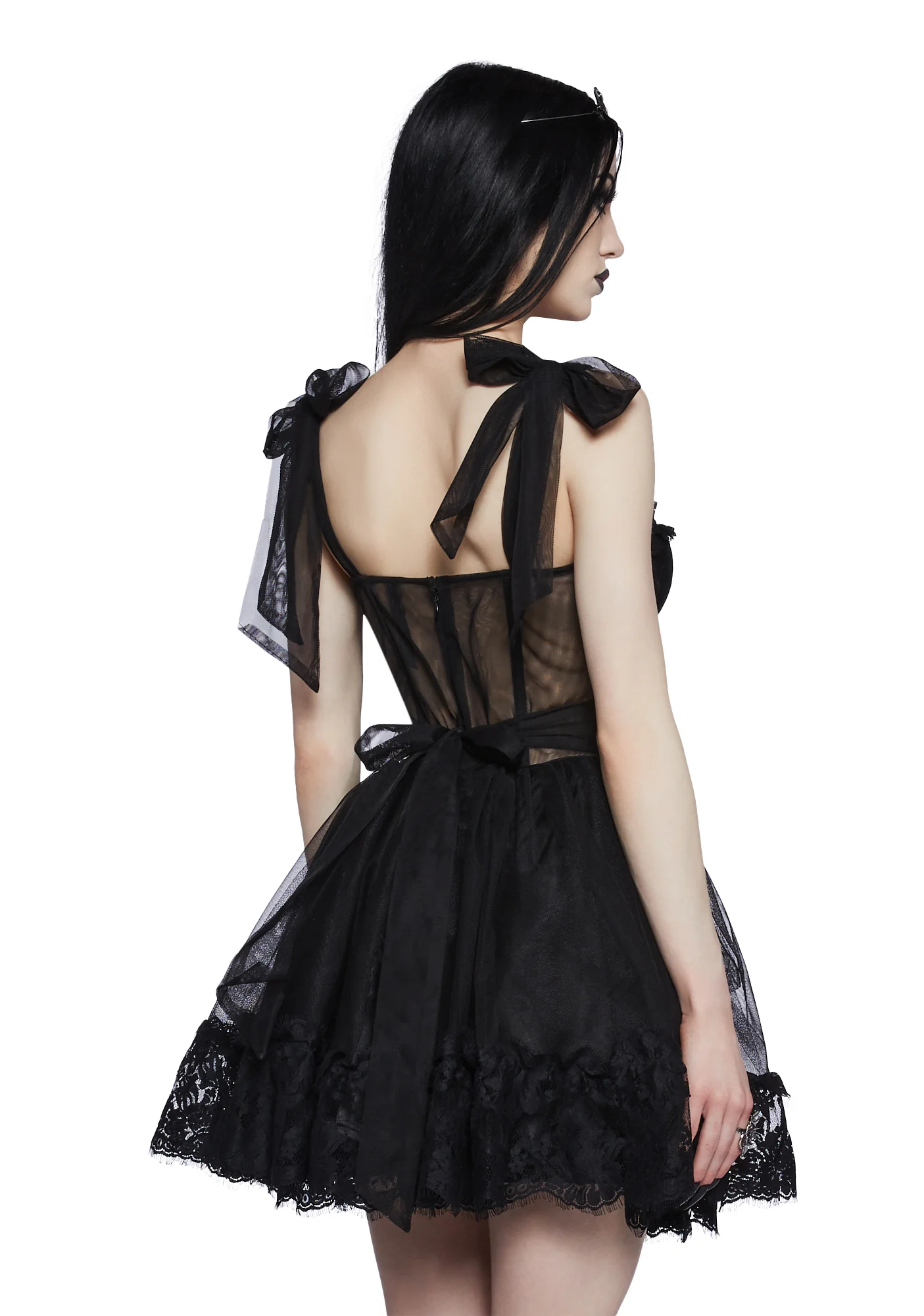 Dance With Death Mini Dress - Image 4