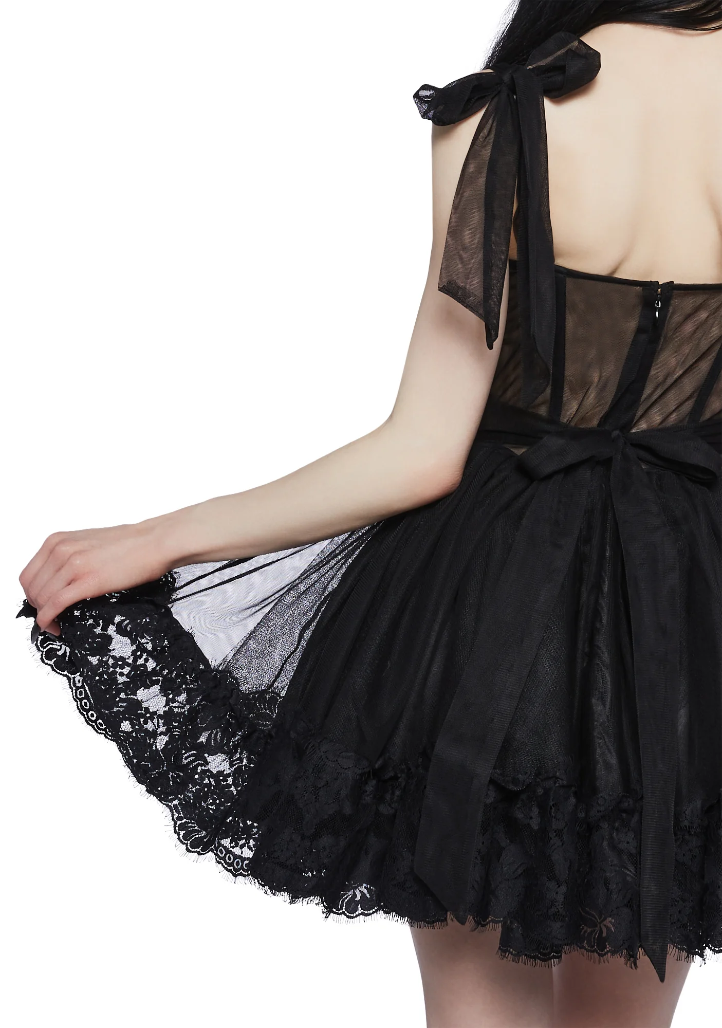 Dance With Death Mini Dress - Image 6