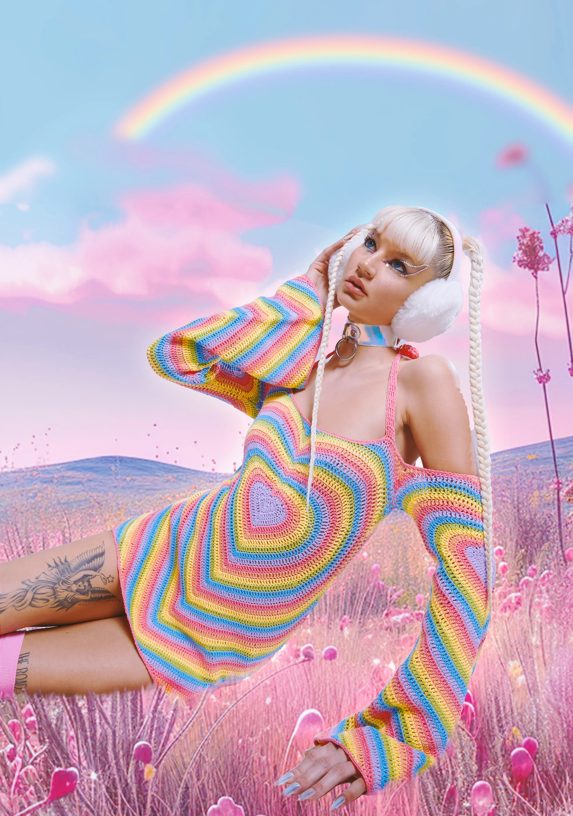 Dancing In Colors Mini Dress - Image 6